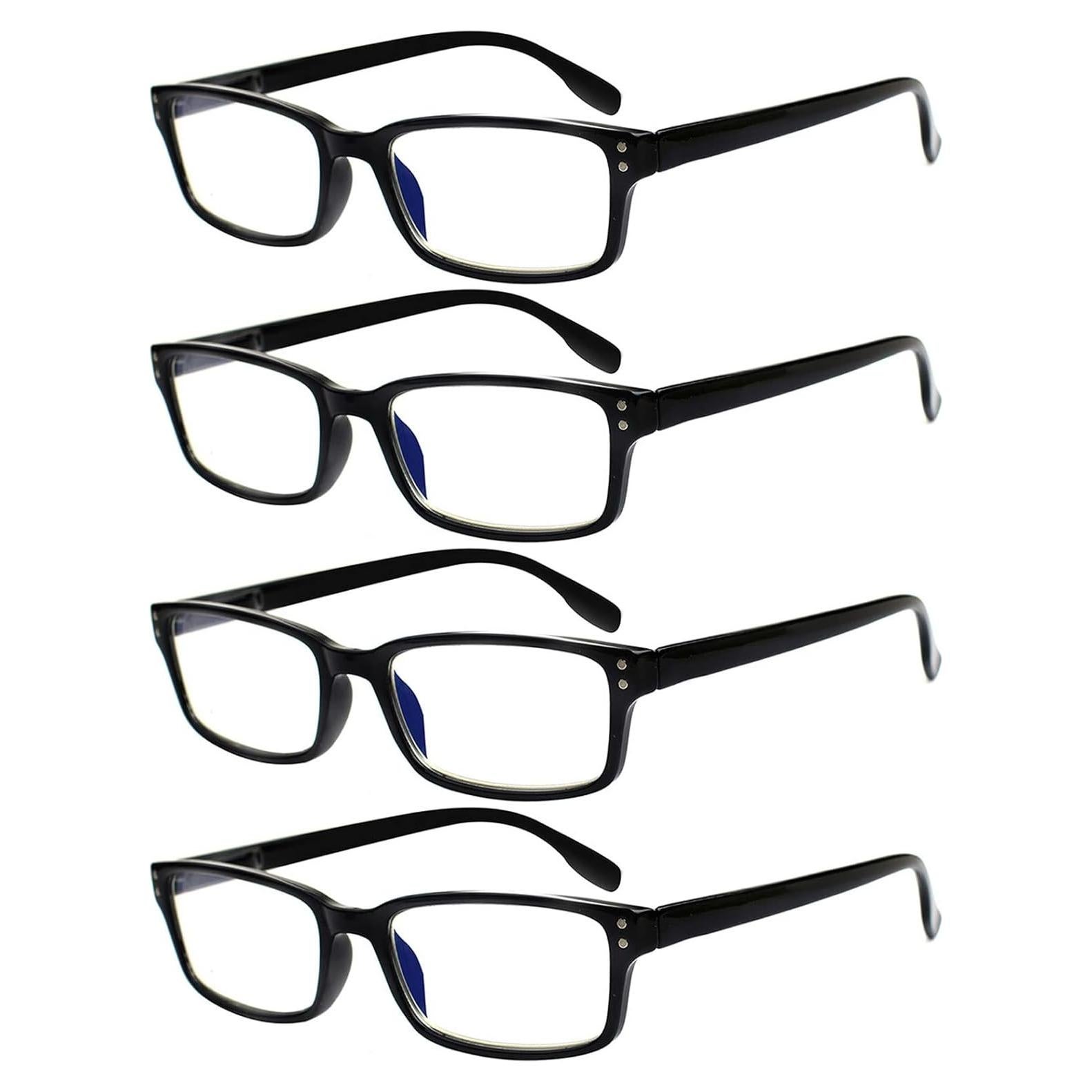 Gafas de Lectura Kerecsen 4 Paquete Negro 2.25 Dioptrías