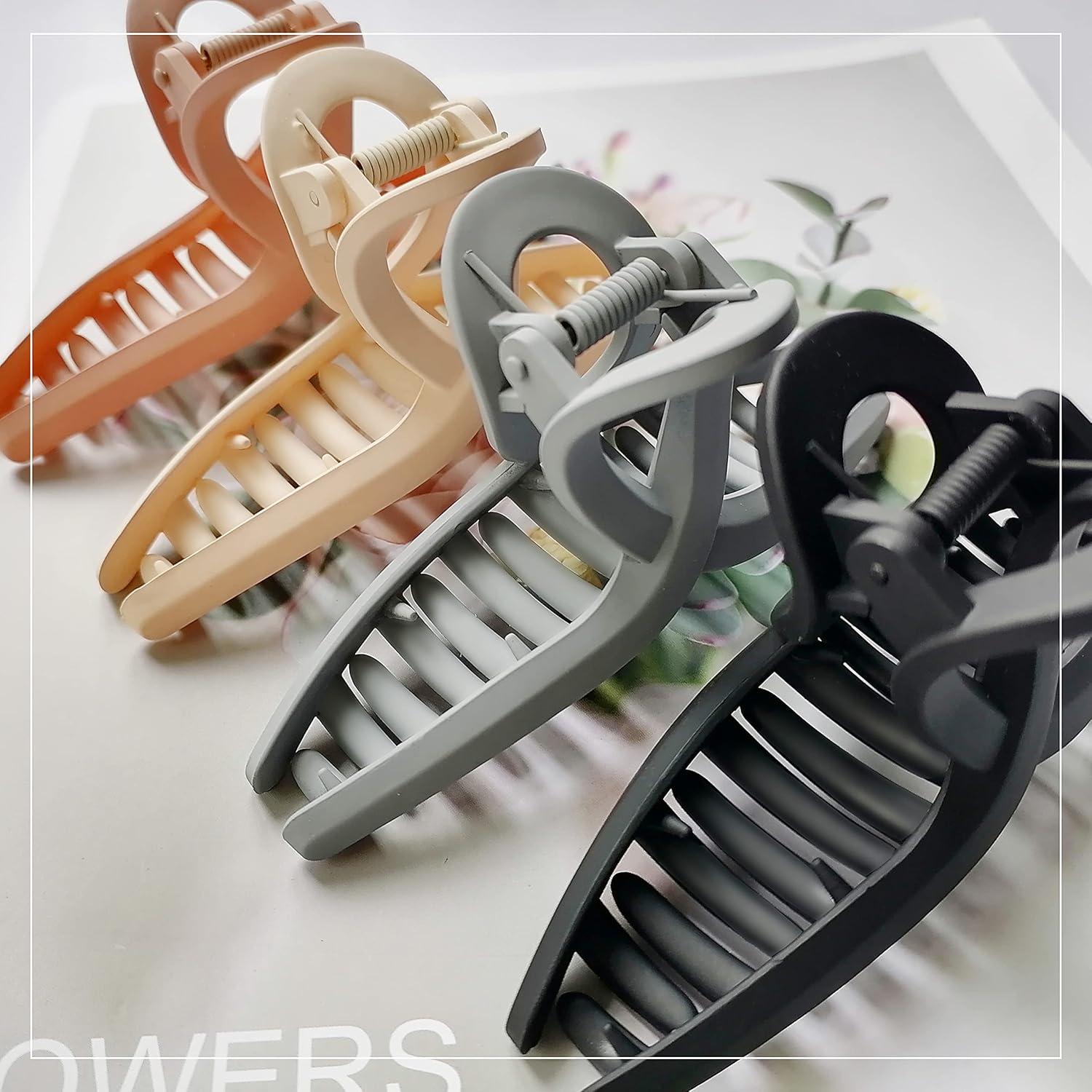 Clip de Garra Grande Nalodu 10.9x5.1cm Antideslizante - 4 Piezas