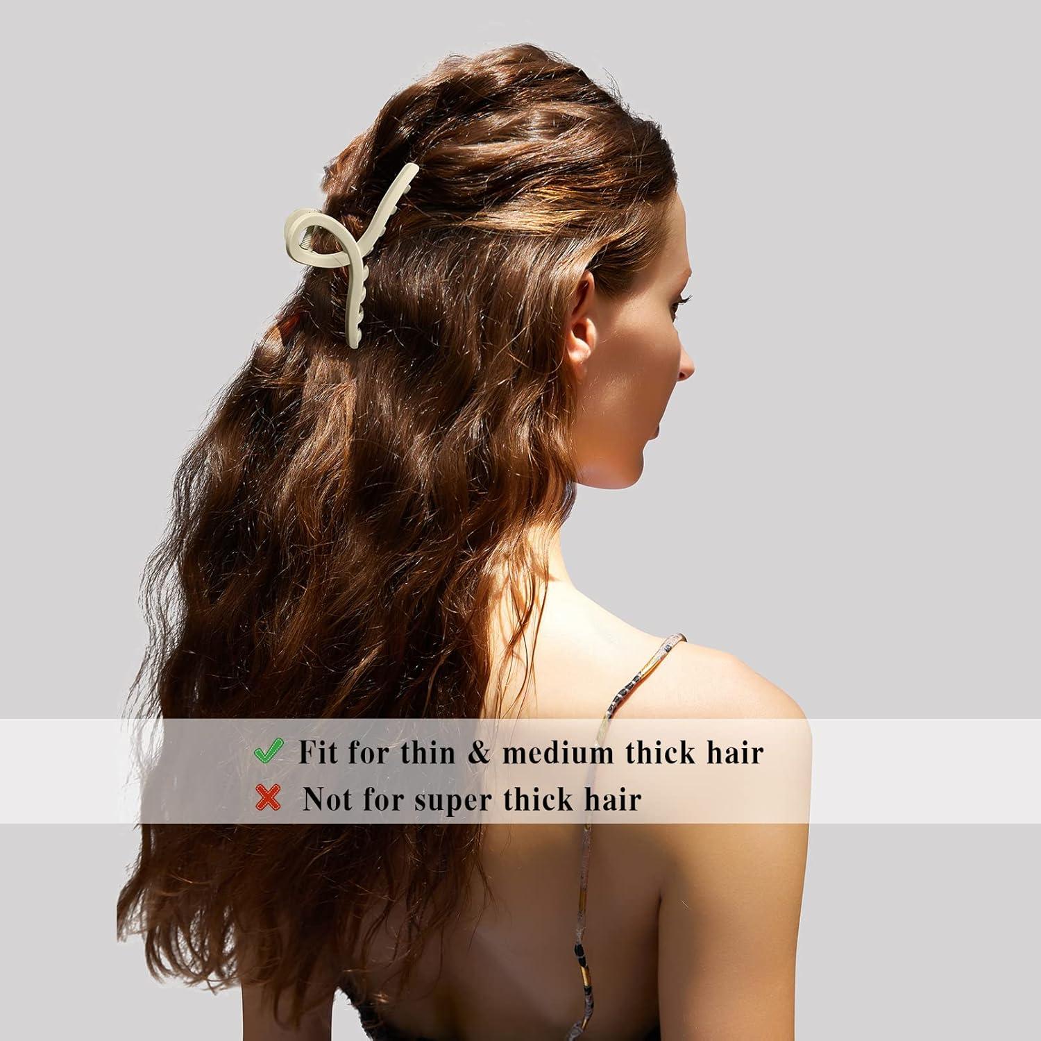 Clip de Garra Grande Nalodu 10.9x5.1cm Antideslizante - 4 Piezas