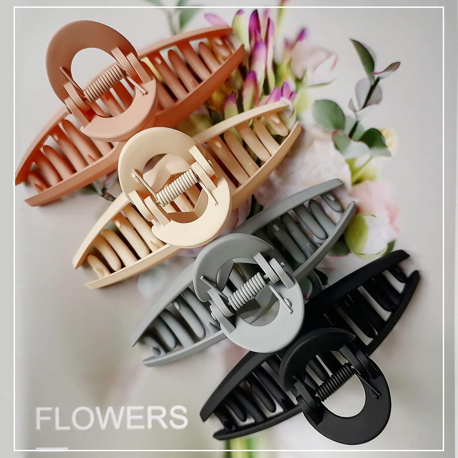 Clip de Garra Grande Nalodu 10.9x5.1cm Antideslizante - 4 Piezas