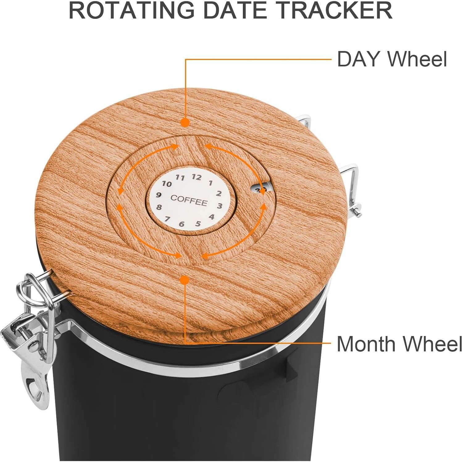 Contenedor de Café TEDSWAIT 1.8L Acero Inoxidable Hermético