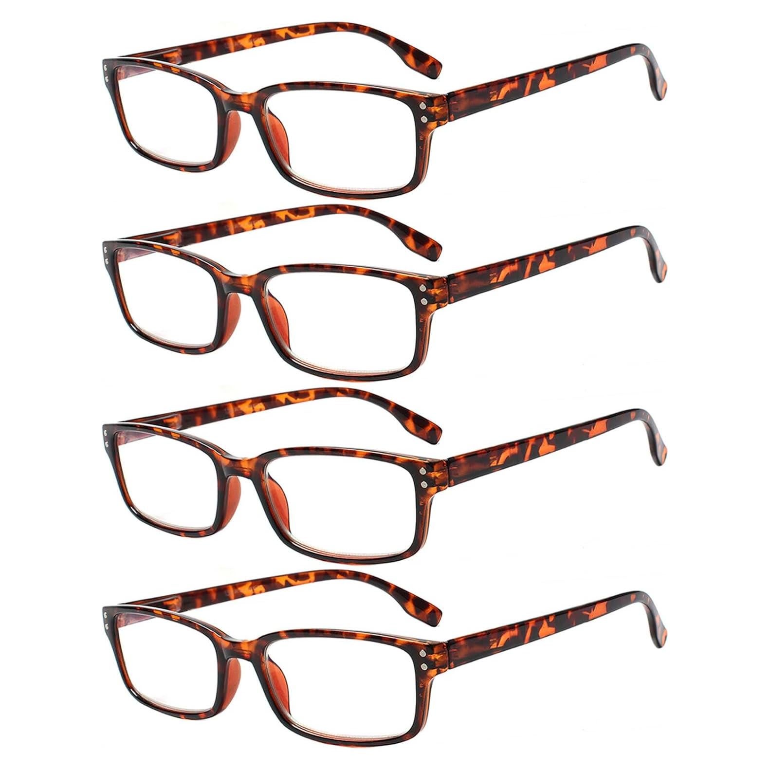 Gafas de Lectura Kerecsen 4 Paquete Unisex 1.5 Dioptrías