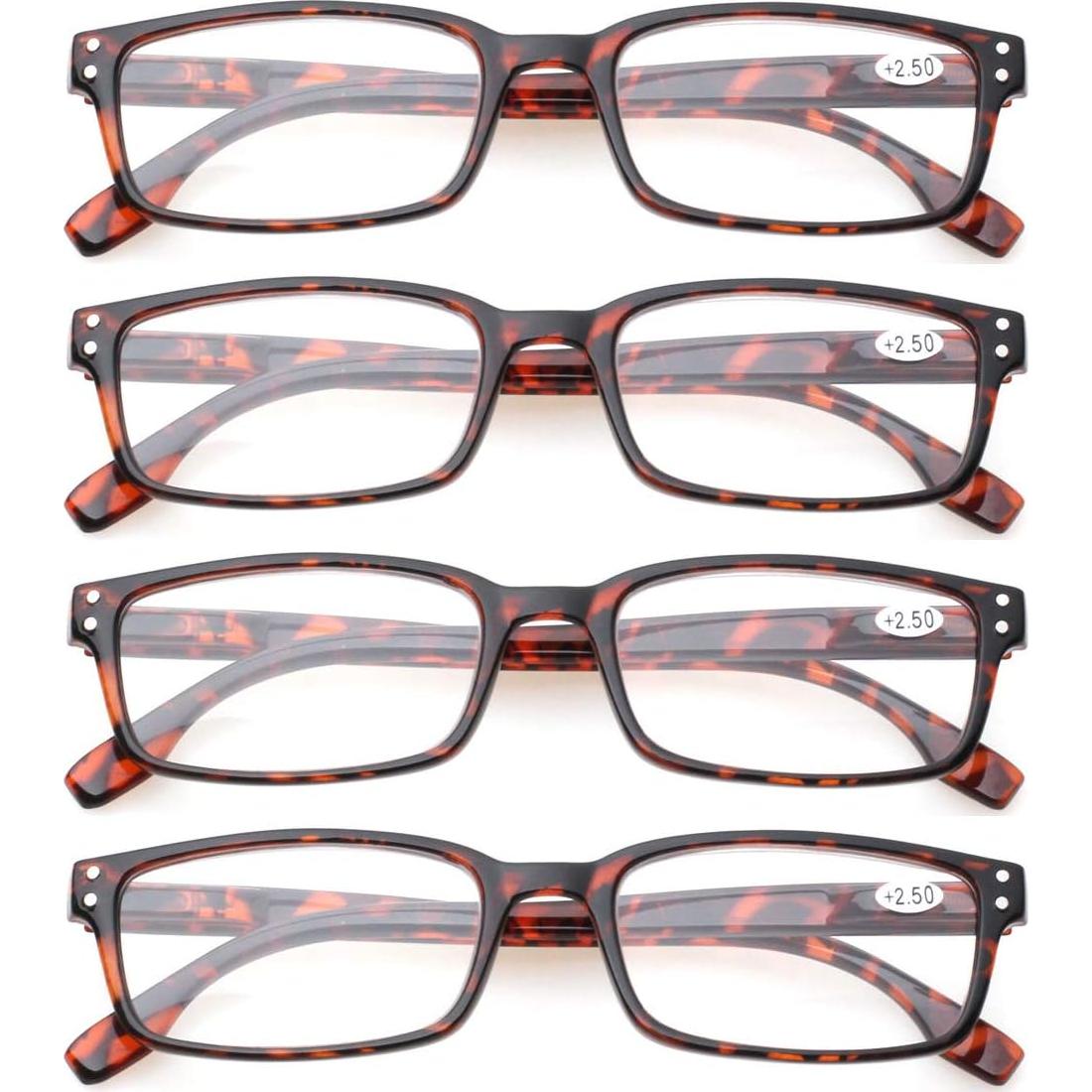 Gafas de Lectura Kerecsen 4 Paquete Unisex 1.5 Dioptrías