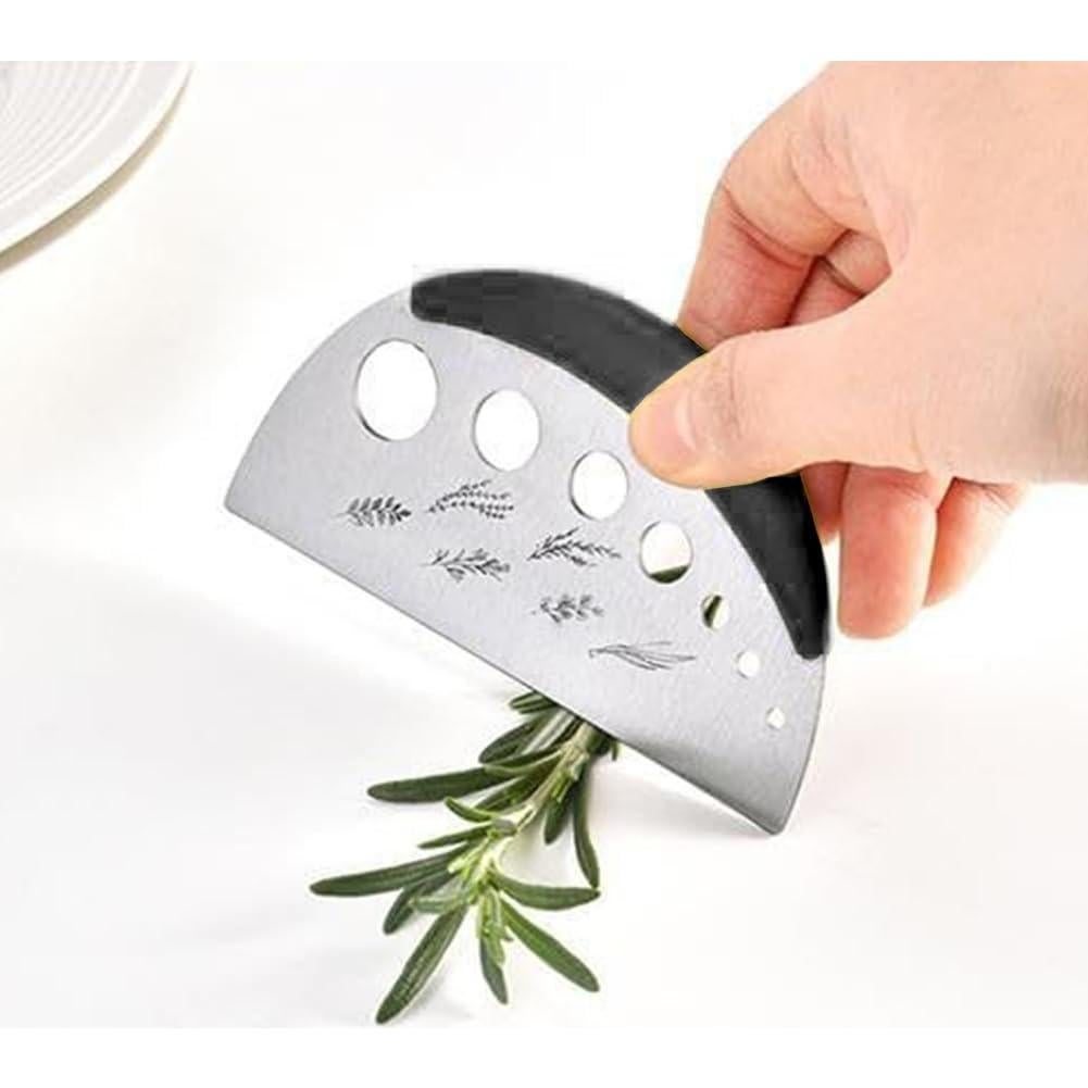 Deshojador de Hierbas 2 en 1 Genérico Acero Inoxidable 7 Agujeros