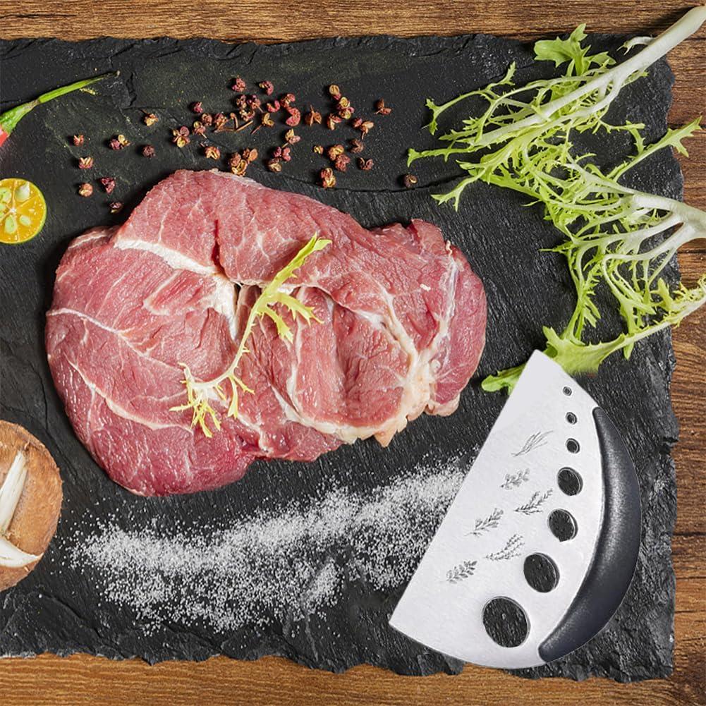 Deshojador de Hierbas 2 en 1 Genérico Acero Inoxidable 7 Agujeros