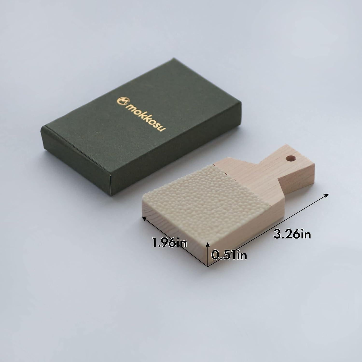 Rallador Japonés para Wasabi Mokkosu - Pequeño, Madera Natural