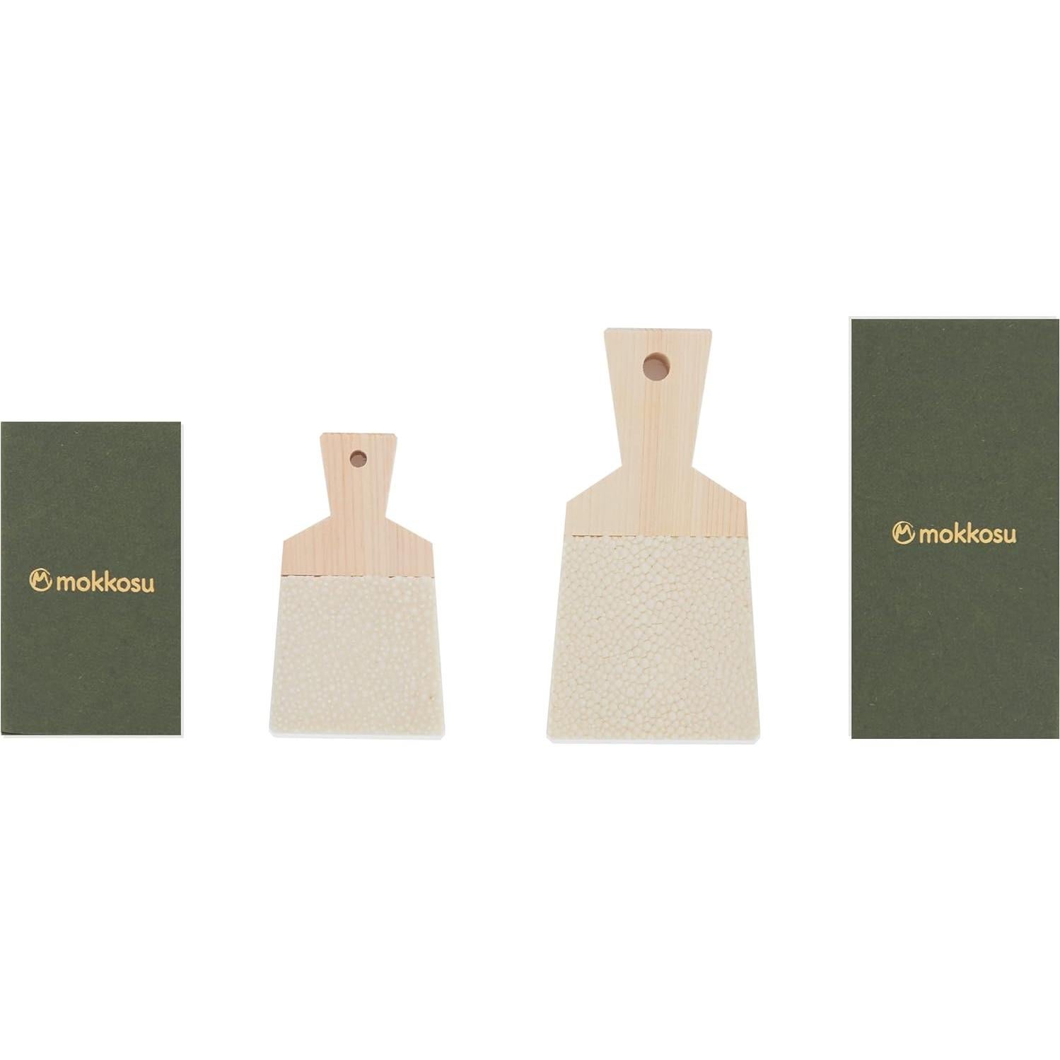 Rallador Japonés para Wasabi Mokkosu - Pequeño, Madera Natural