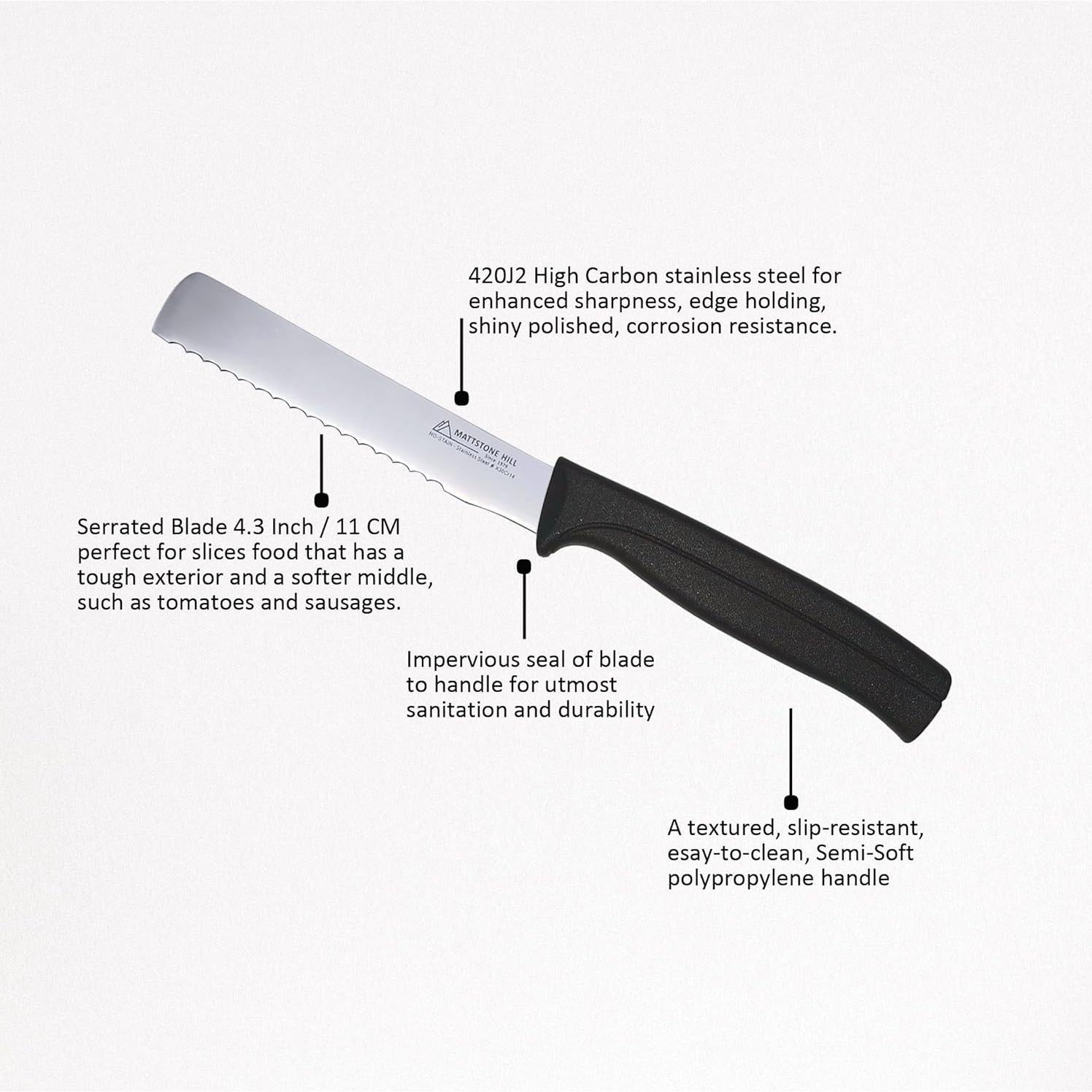 Cuchillo de Desayuno MATTSTONE HILL 11.9 cm Acero Inoxidable