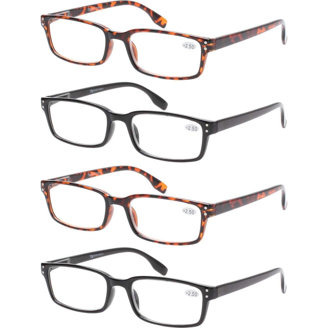 Gafas de Lectura Kerecsen 4 Pzas 2.5 Dioptrías Unisex