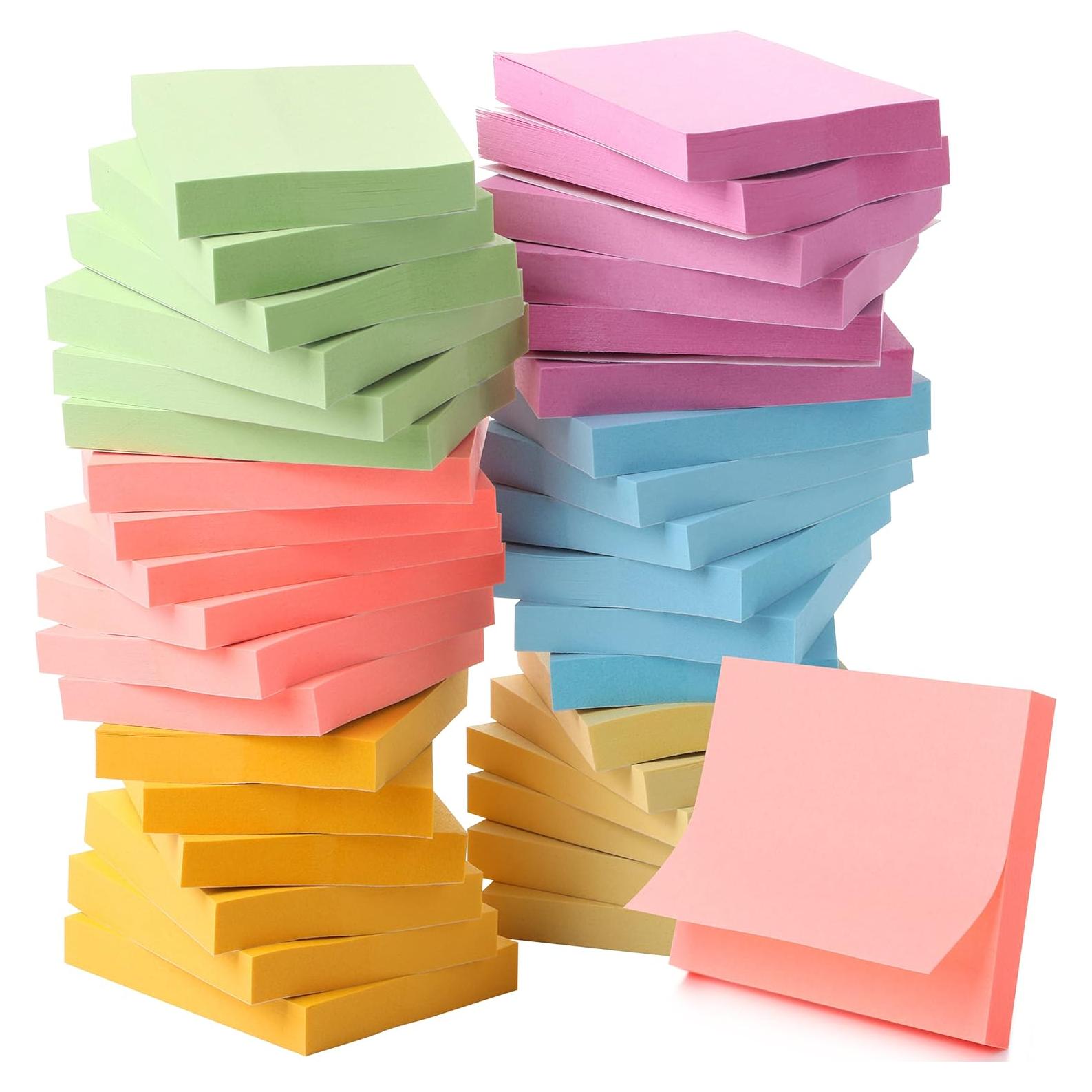 Notas Adhesivas Mr. Pen Pastel 3.81x5.08 cm - 2160 Hojas