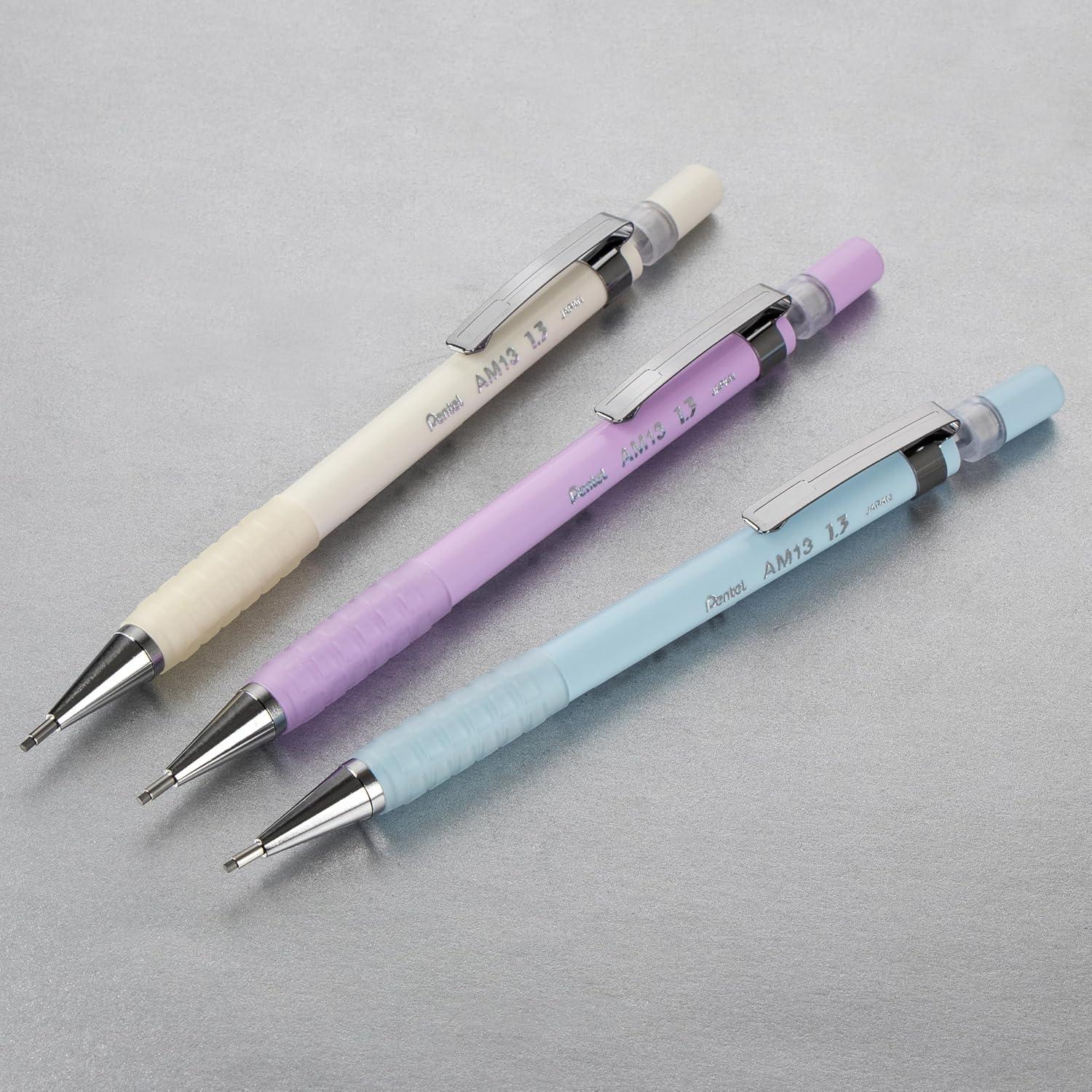 Lápiz Mecánico Pentel Sharp 1.3mm Pastel con Repuesto