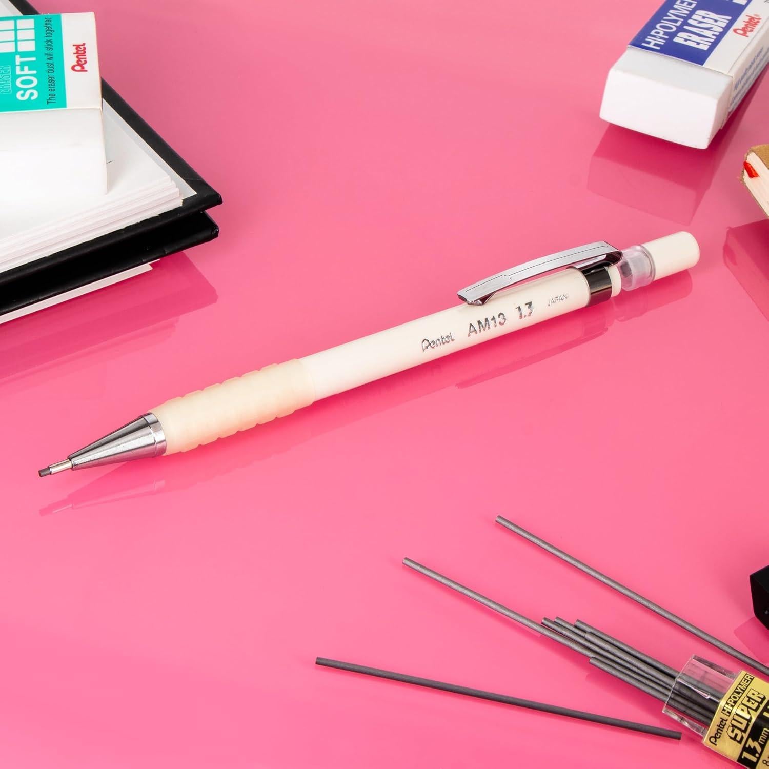 Lápiz Mecánico Pentel Sharp 1.3mm Pastel con Repuesto