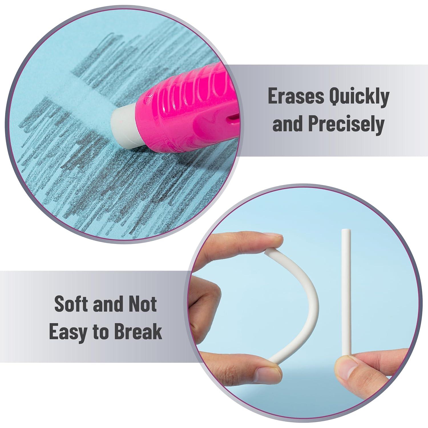 Bolígrafos Borradores Mecánicos Retráctiles Mr. Pen - Paquete de 24