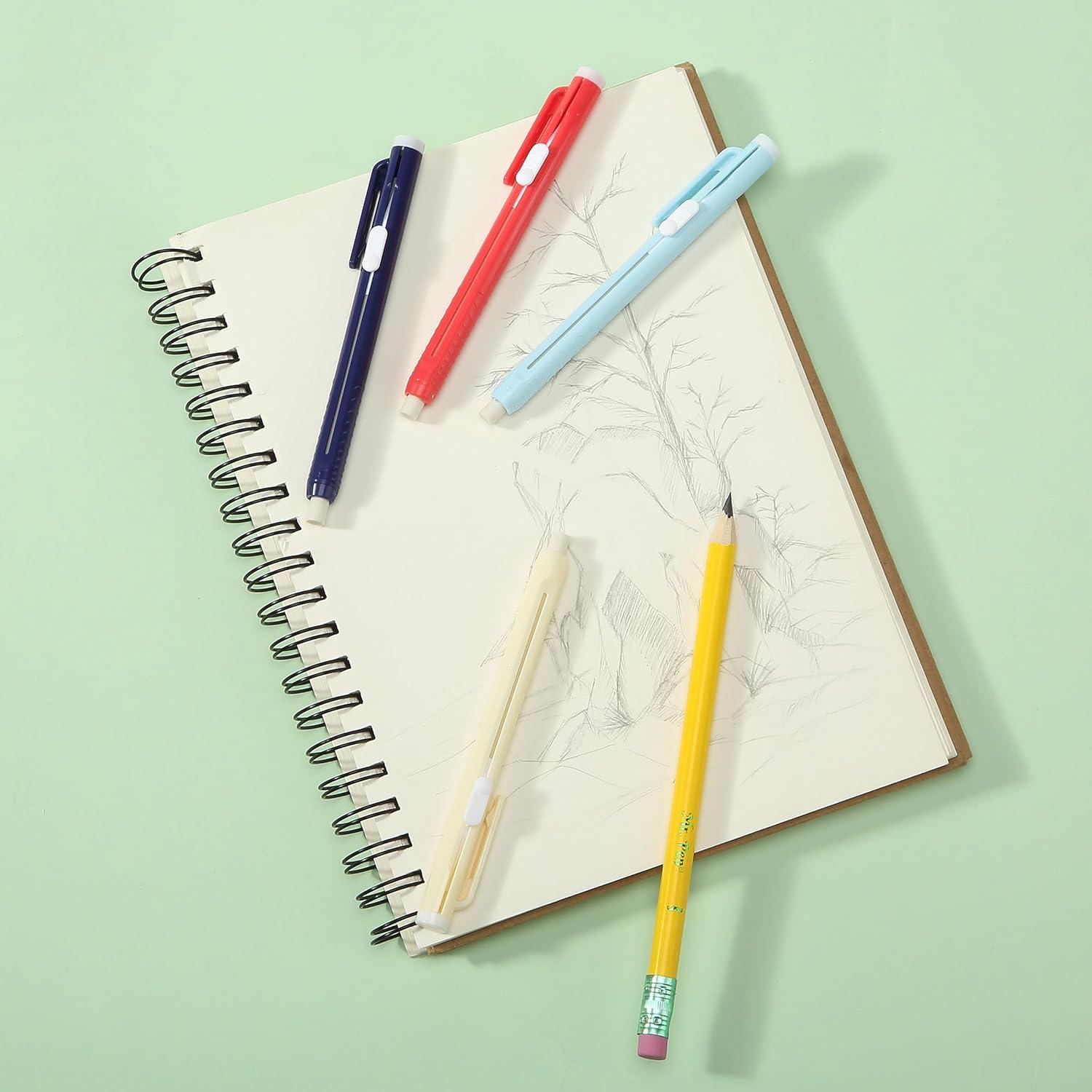 Bolígrafos Borradores Mecánicos Retráctiles Mr. Pen - Paquete de 24