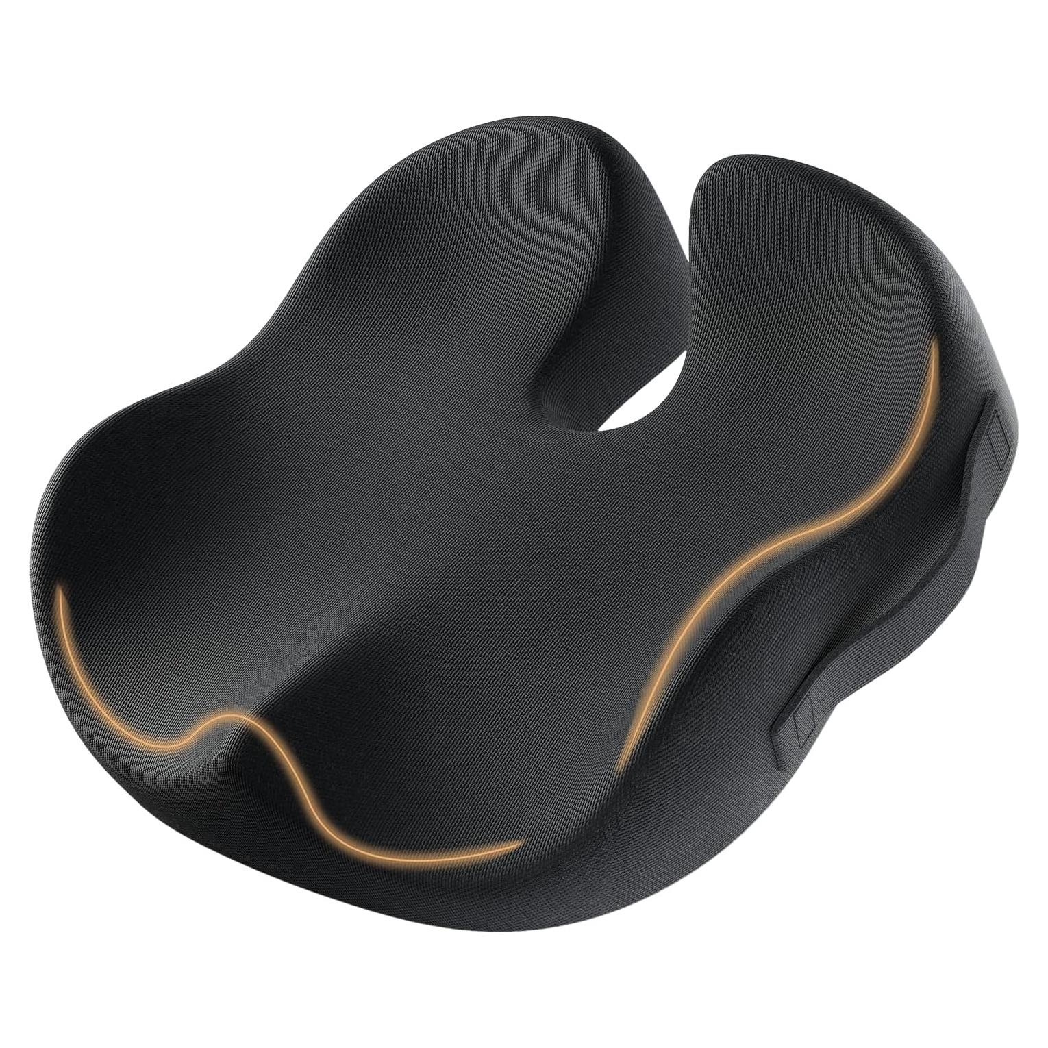 Cojín de Asiento Ergonómico ProtoArc SC Butterfly - Negro