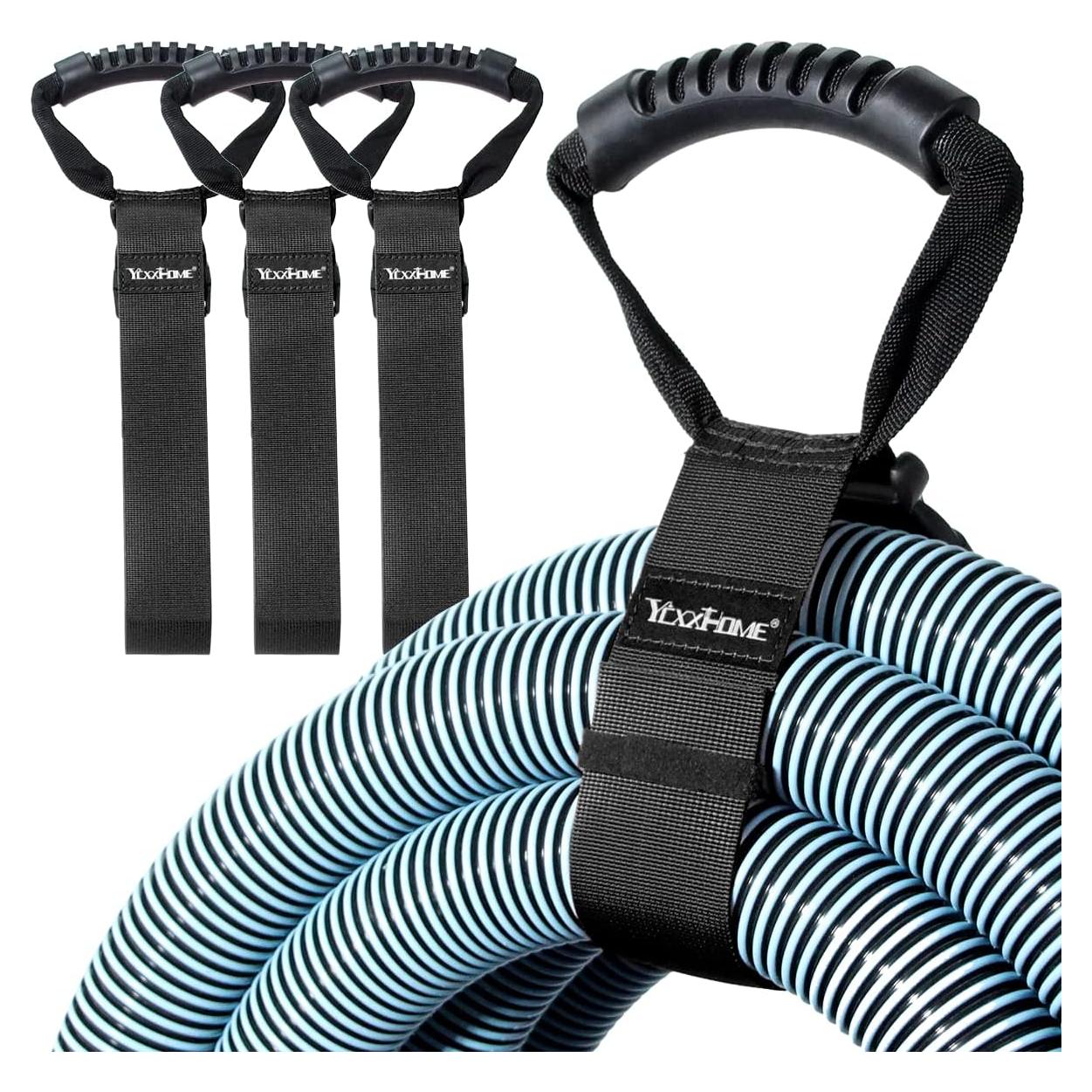 Soporte de Almacenamiento de Cables 3 Piezas YCXX Nylon Negro