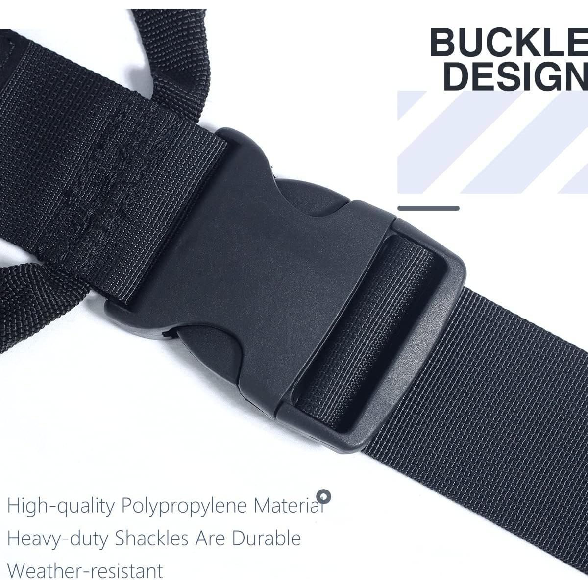 Soporte de Almacenamiento de Cables 3 Piezas YCXX Nylon Negro