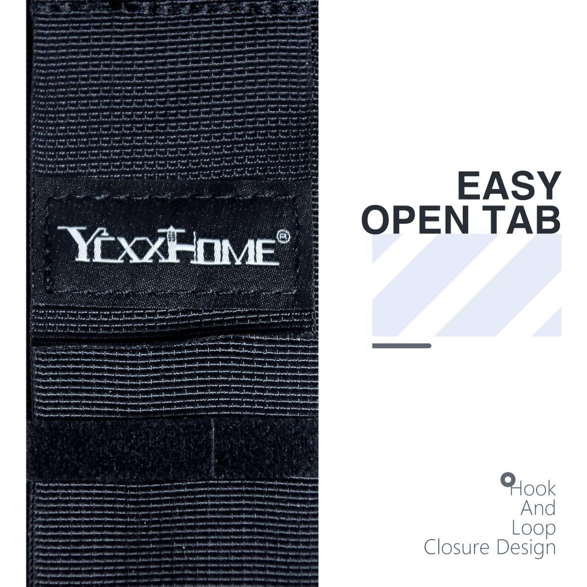 Soporte de Almacenamiento de Cables 3 Piezas YCXX Nylon Negro