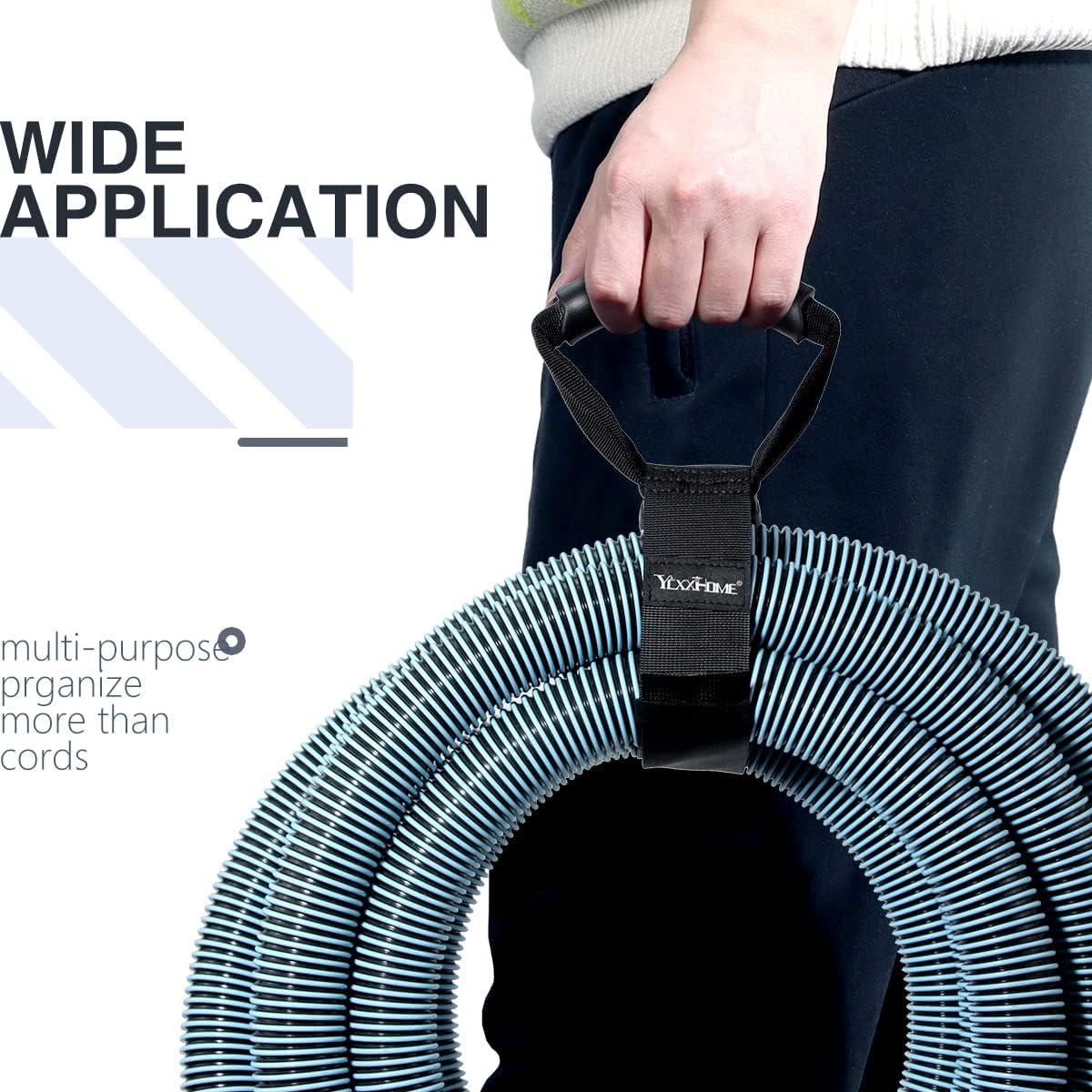 Soporte de Almacenamiento de Cables 3 Piezas YCXX Nylon Negro