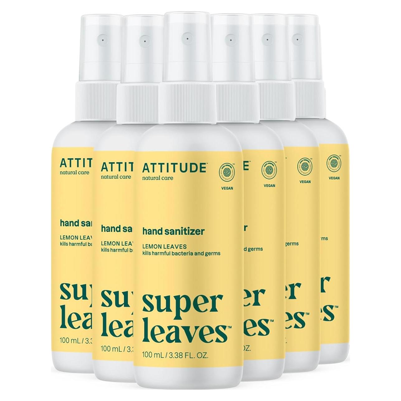 Desinfectante de Manos ATTITUDE 100 ml Vegano Hojas de Limón