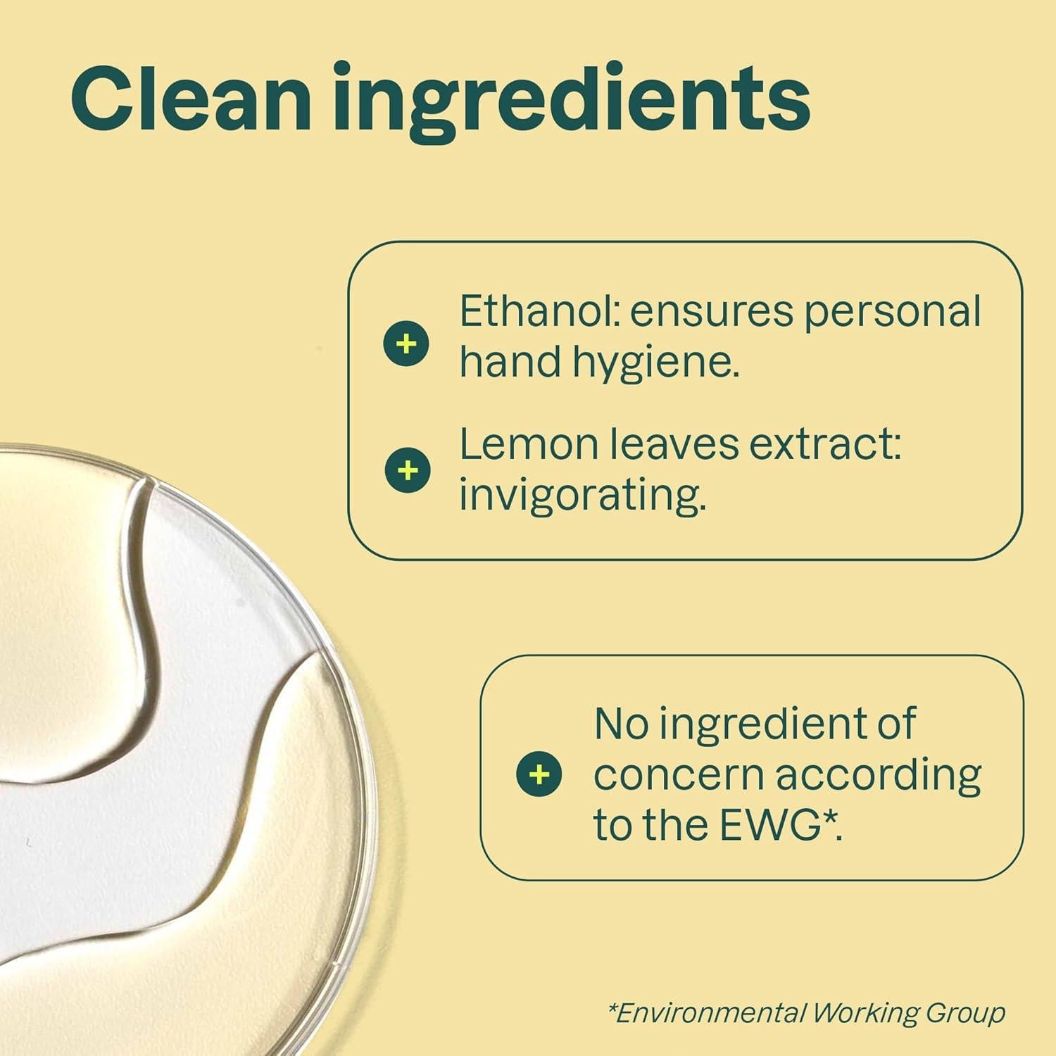 Desinfectante de Manos ATTITUDE 100 ml Vegano Hojas de Limón