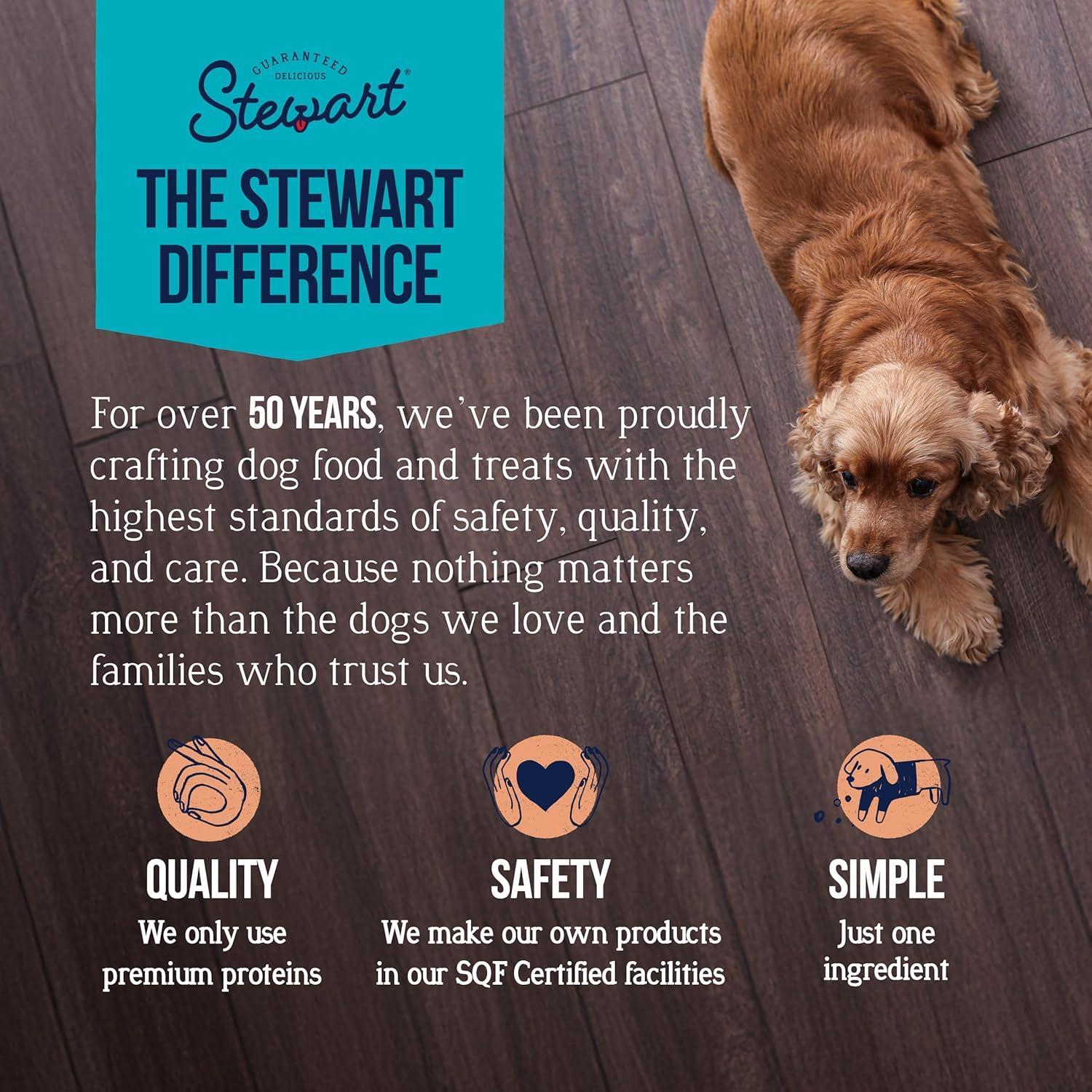 Golosinas Liofilizadas para Perros Stewart Salmón 77g