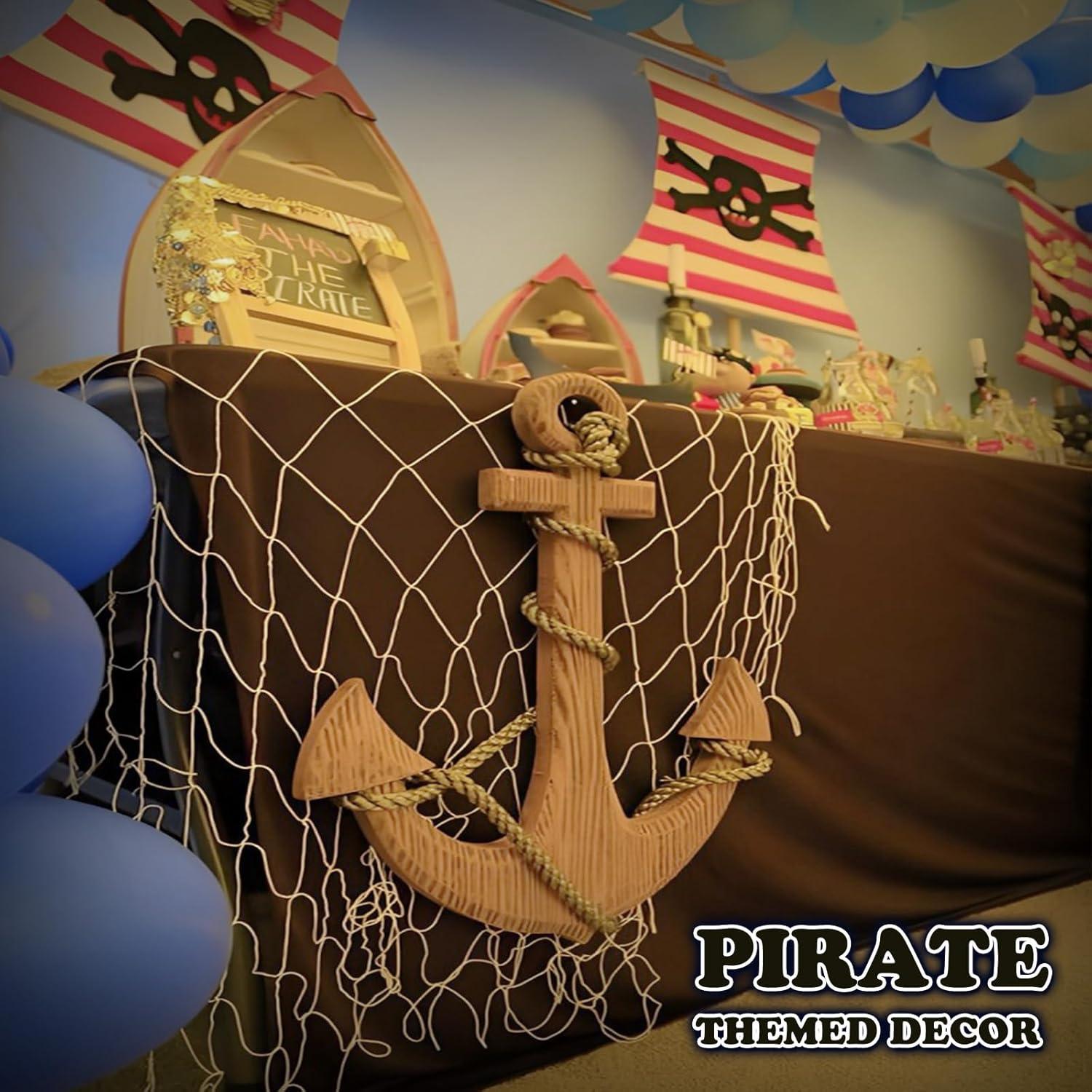 Paquete de 2 Redes de Pescado Decorativas BWEALT 200x100cm