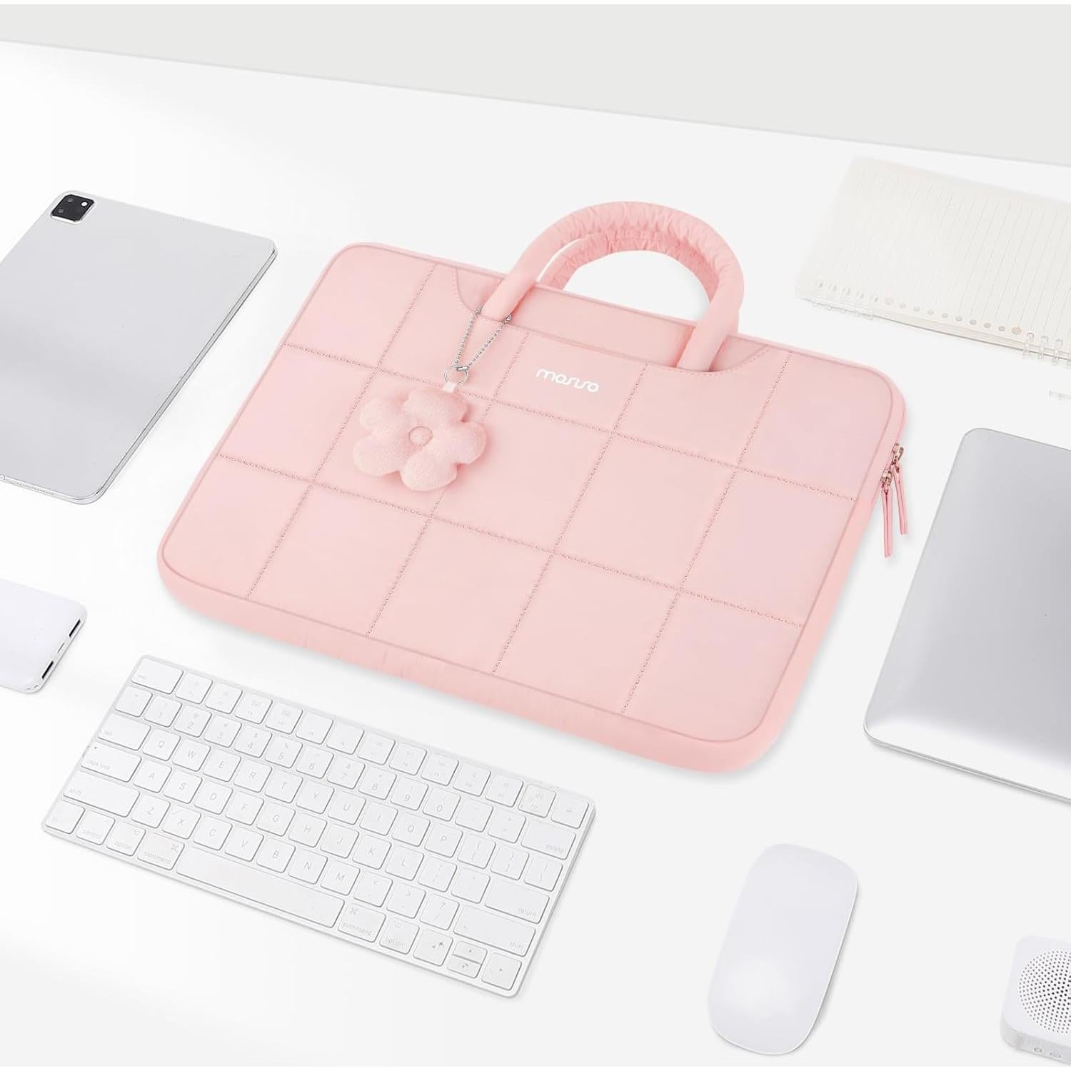 Funda Acolchada para Laptop MOSISO 13.3" Rosa - Compatible MacBook