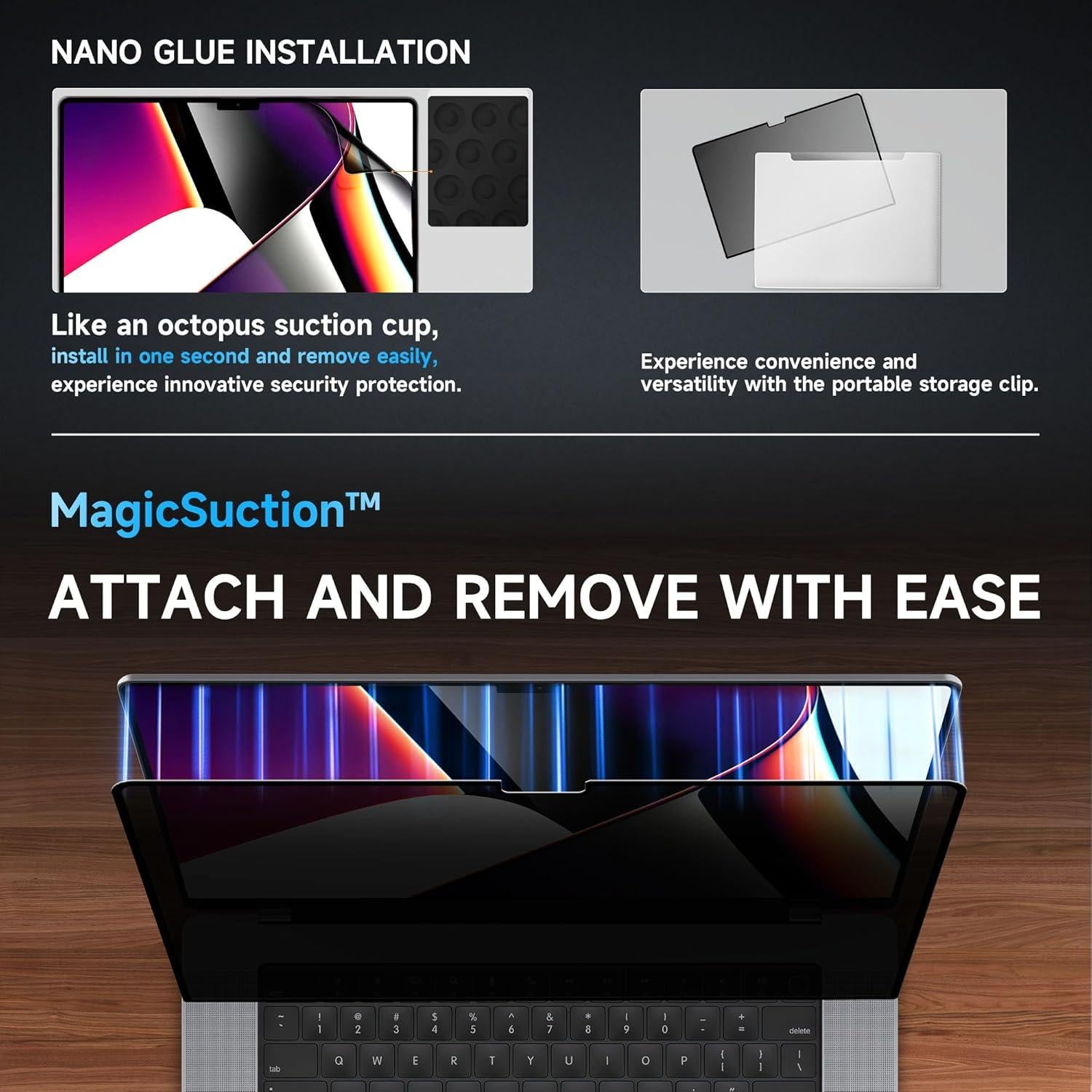 Pantalla de Privacidad Mamol para MacBook Air 15" M2 M3 M4