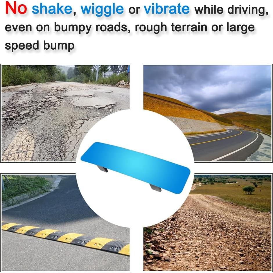 Espejo Retrovisor Interior Sin Marco SkycropHD 30 cm Antirreflejo