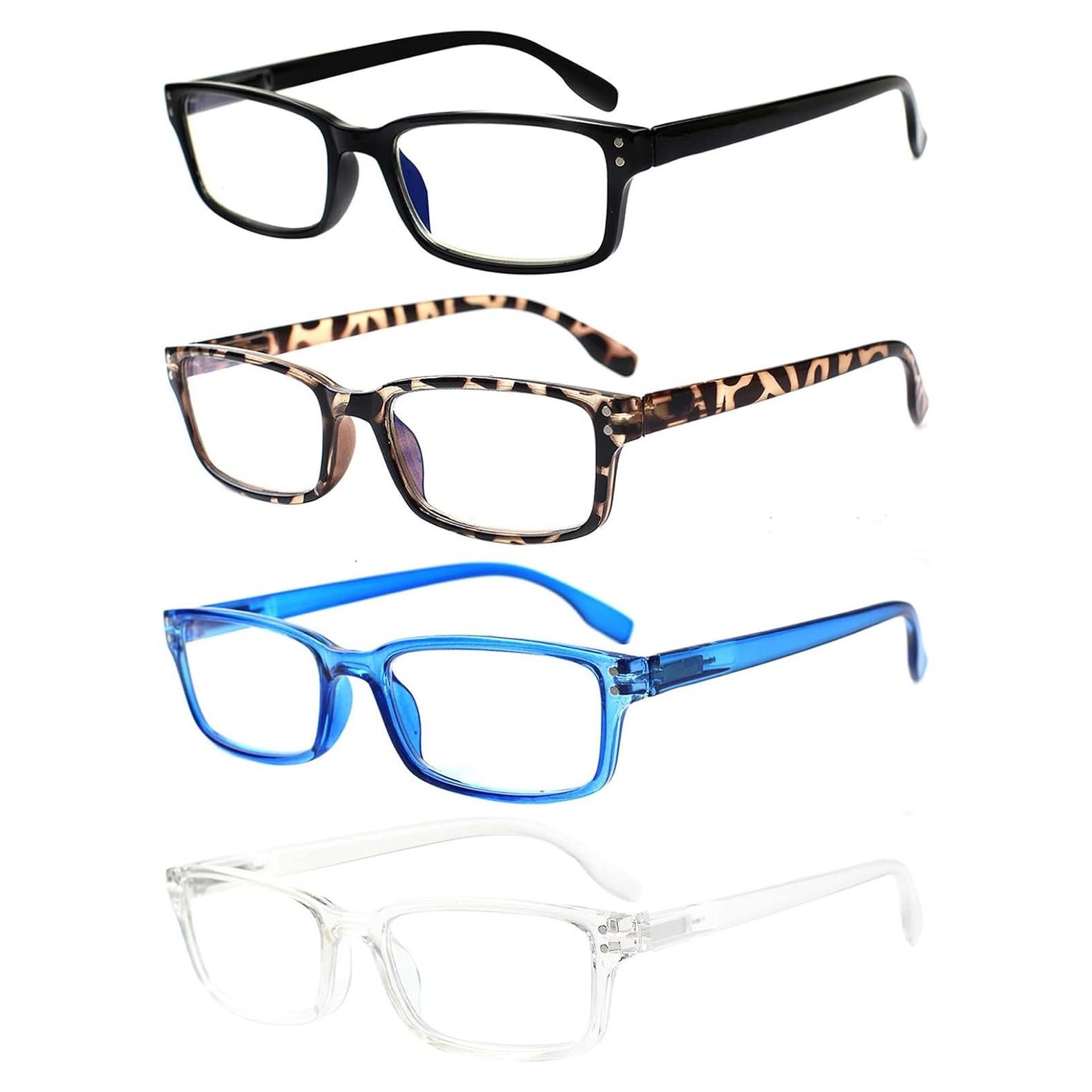 Gafas de Lectura Kerecsen 4 Piezas 2.0 Dioptrías Colores