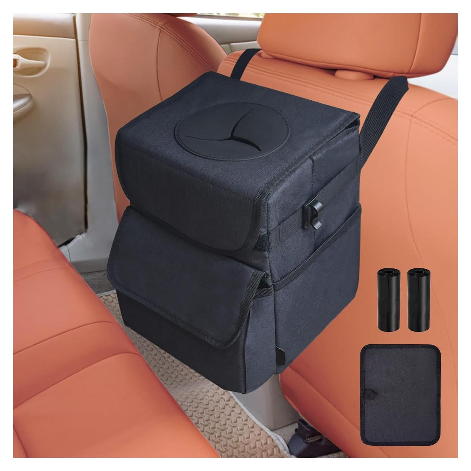 Cubo de Basura Plegable para Auto ILLINOS 19x15x23cm Impermeable