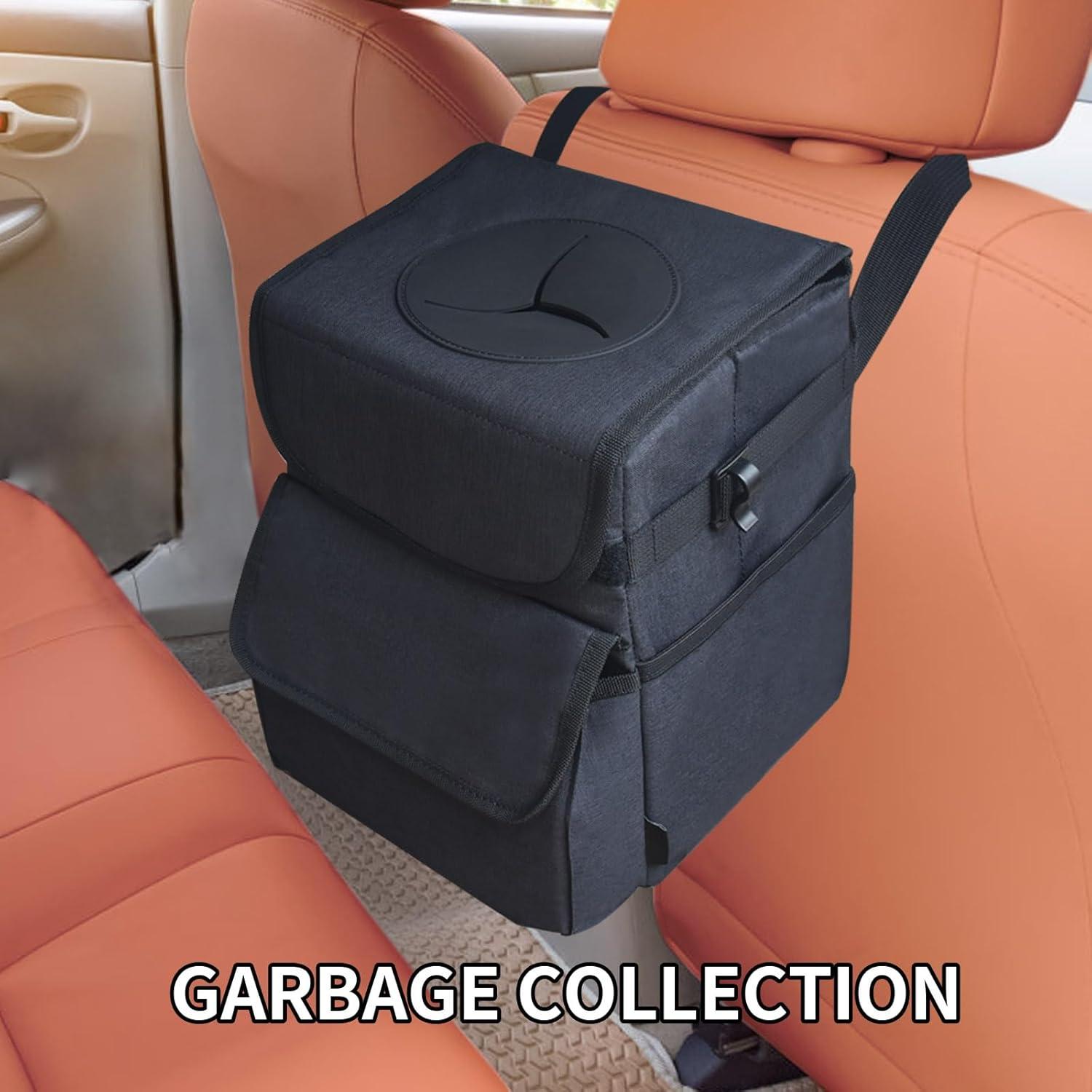 Cubo de Basura Plegable para Auto ILLINOS 19x15x23cm Impermeable