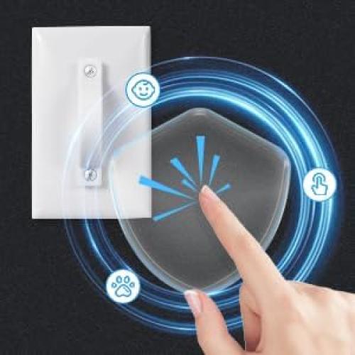 Cubierta de Interruptor de Luz a Prueba de Niños Roxiuc - 4 Piezas Transparente