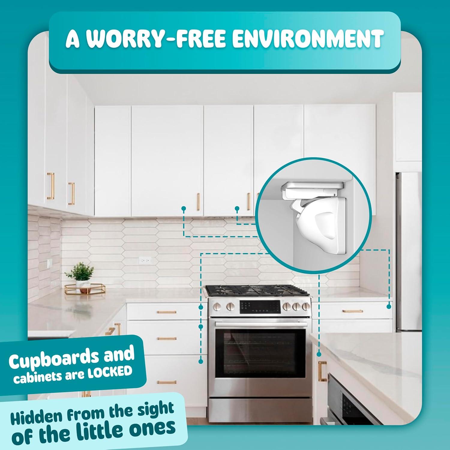 Candados de Seguridad Magnéticos BooBoo® para Niños x4