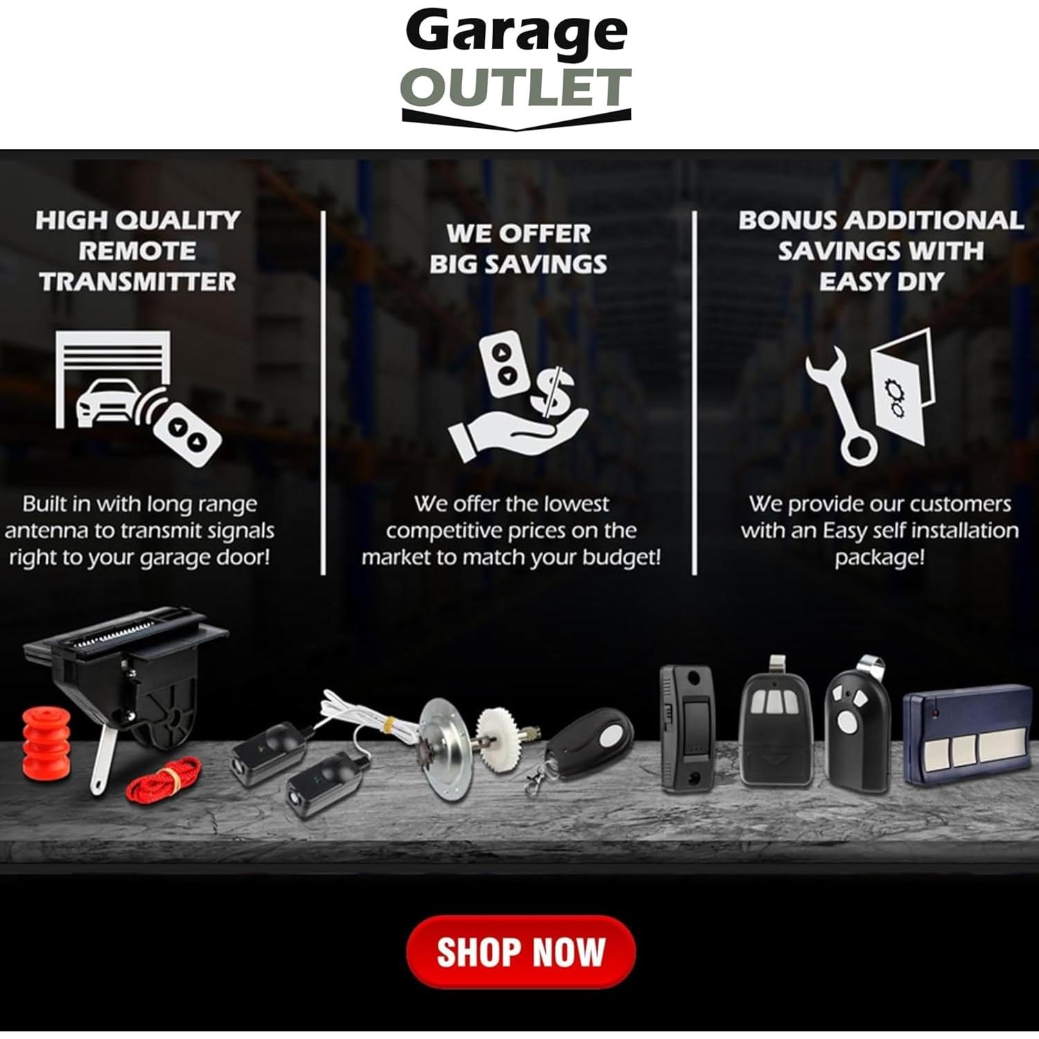 Control Remoto Garage Outlet 891LM para Chamberlain Liftmaster