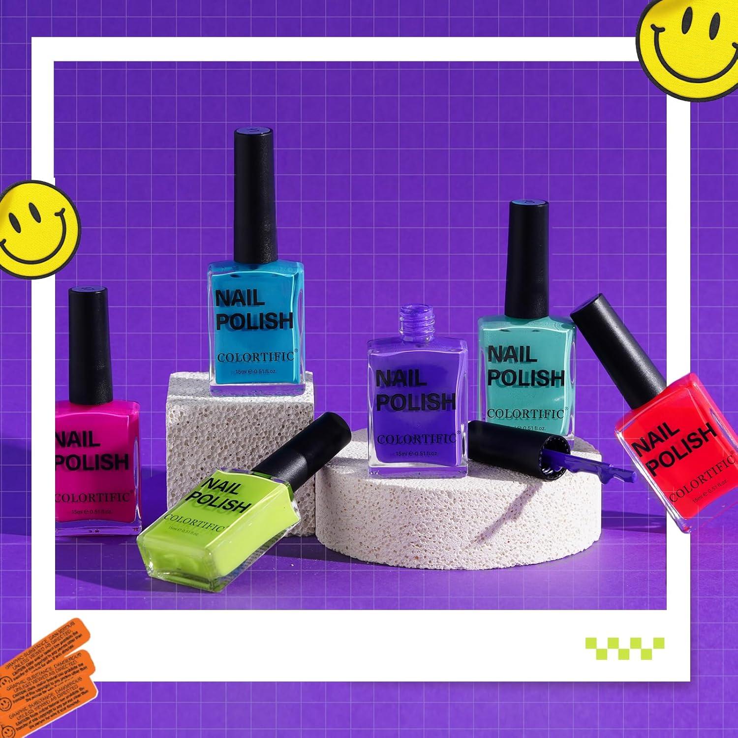 Set de Esmalte de Uñas COLORTIFIC 6 Colores 15ML Secado Rápido