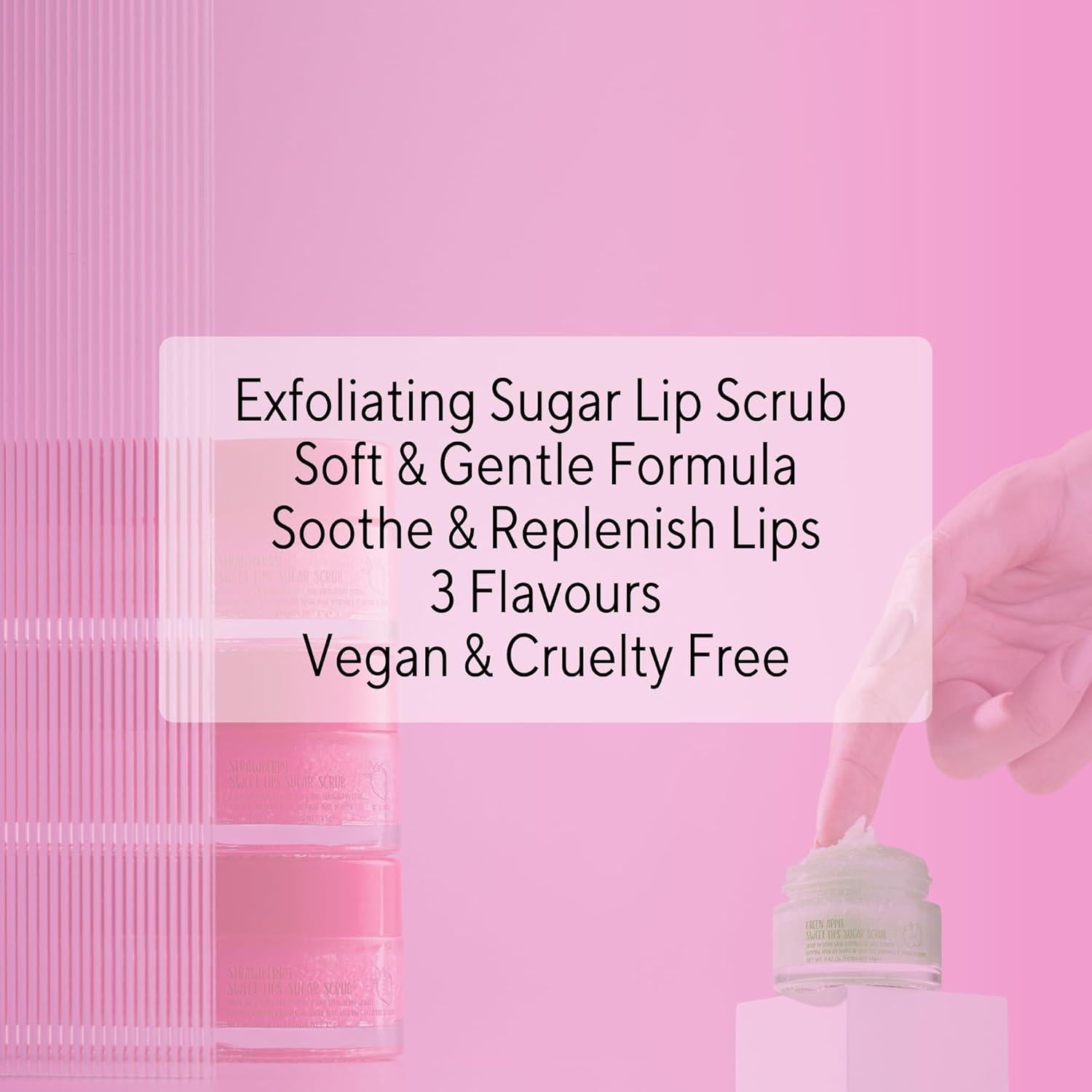 W7 Dulces Sueños Exfoliante y Mascarilla Labial Manzana - Set 2 Piezas