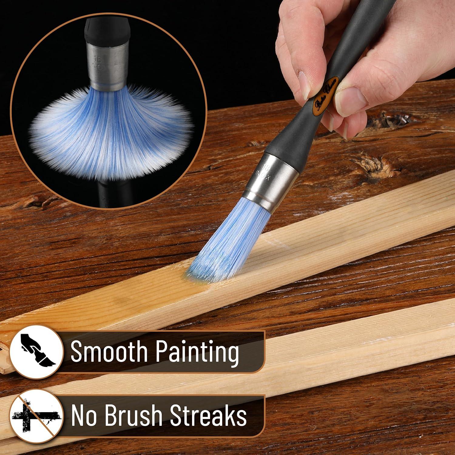 Brocha de Pintura Bates 1.9 cm Cerdas Sintéticas Mango Ergonómico