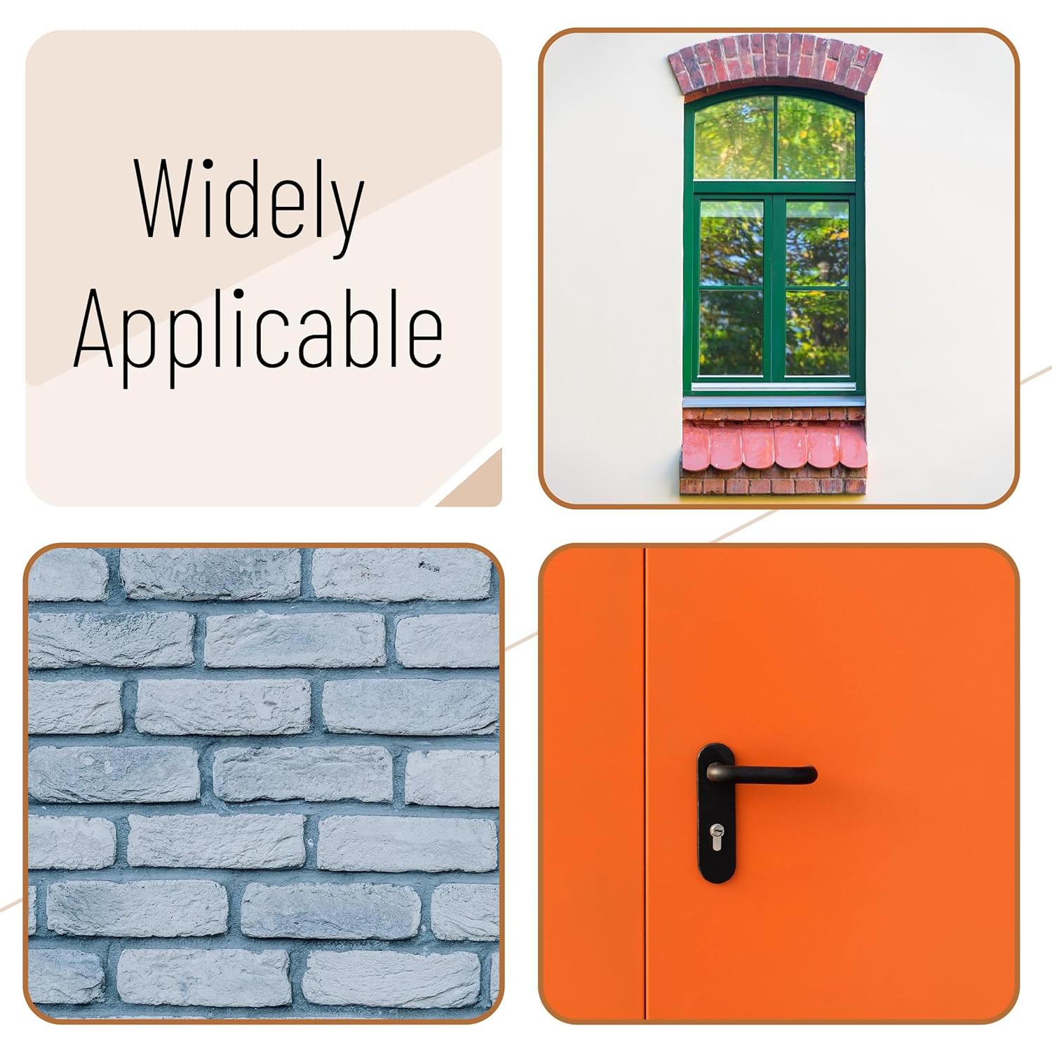 Brocha de Pintura Bates 1.9 cm Cerdas Sintéticas Mango Ergonómico