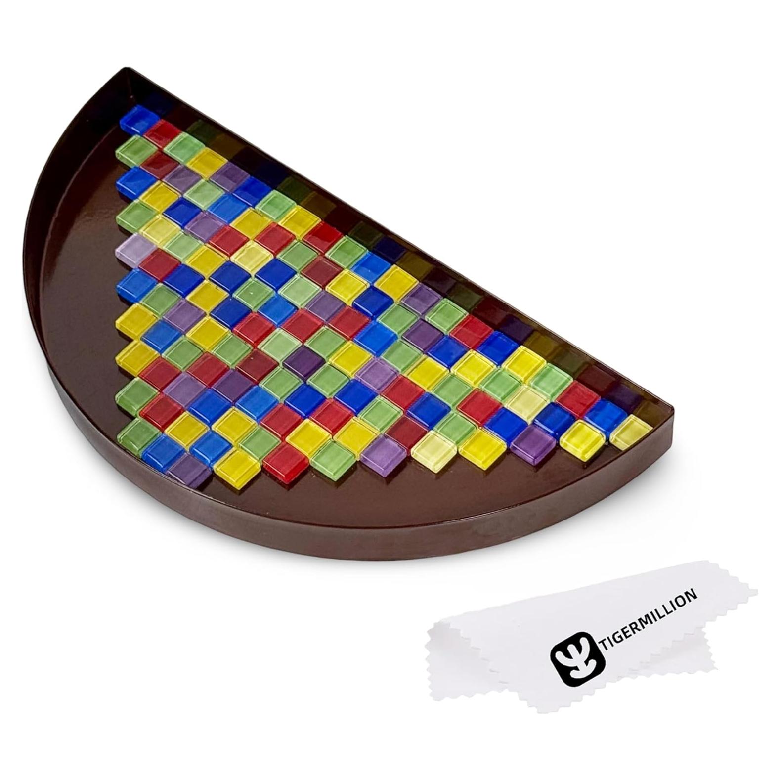 Bandeja de Joyería de Metal TIGERMILLION 21.6x10.8 cm Antideslizante