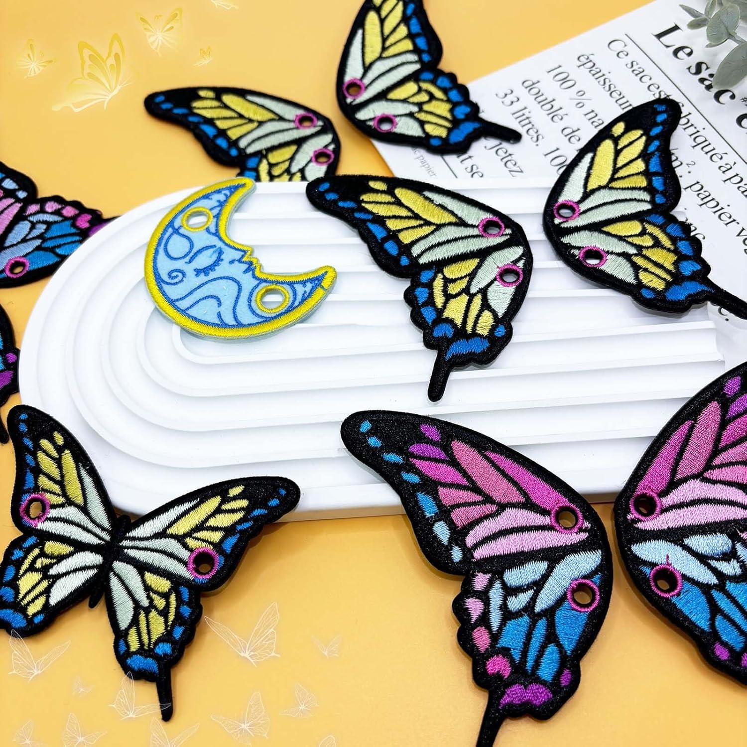 Encantos de Zapato de Mariposa Lospfo - Color Azul - Set de 1 Par