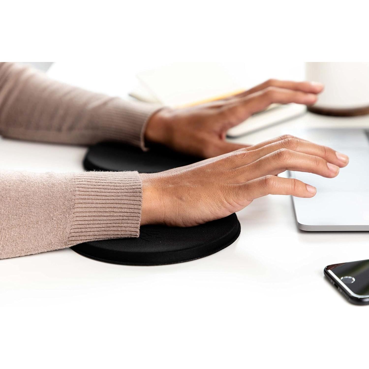 Reposamuñecas ergonómico Jelbows grande negro - 2 unidades