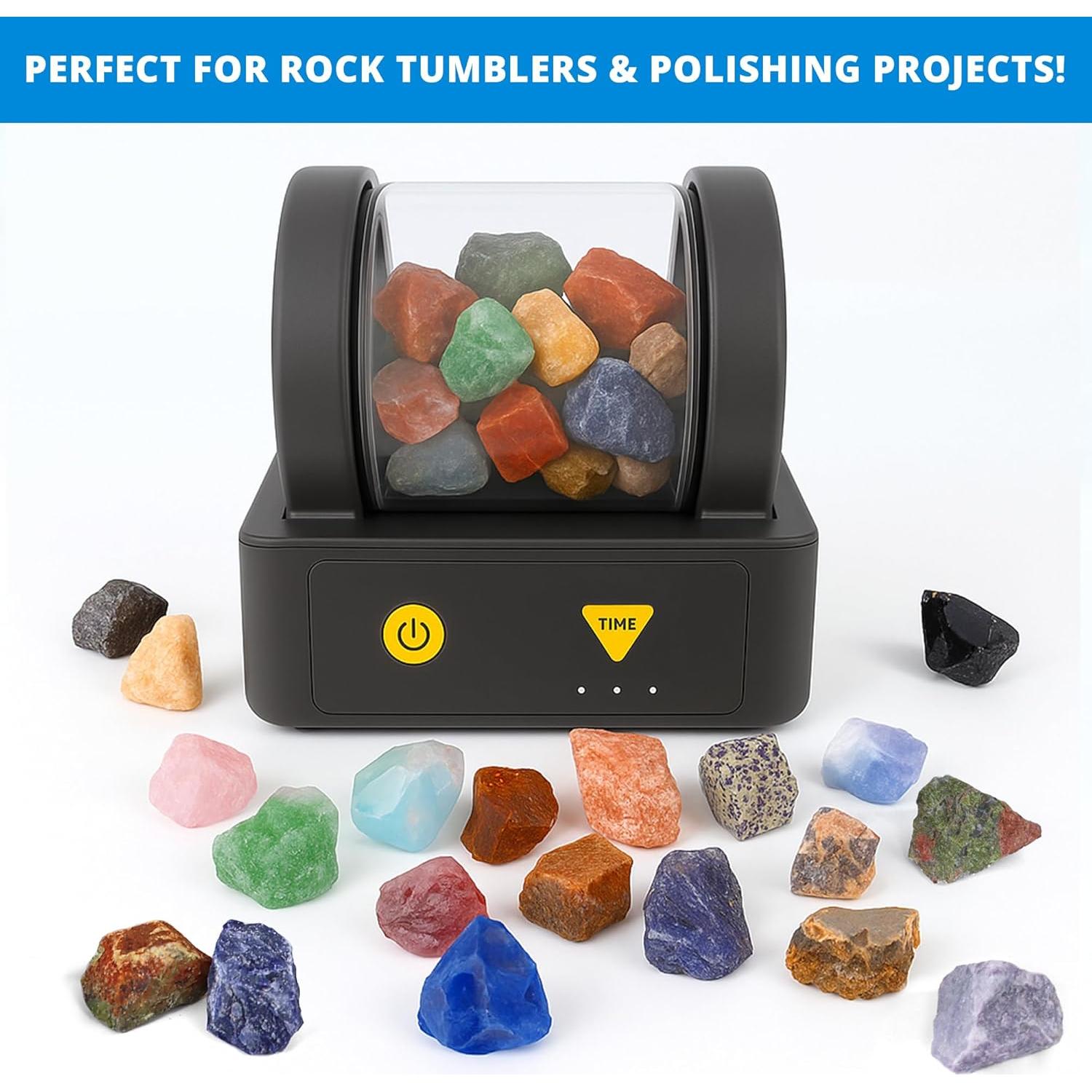 Kit de Rocas Jumbo PIBEX - 20 Piezas 3.8-5 cm con Tarjetas