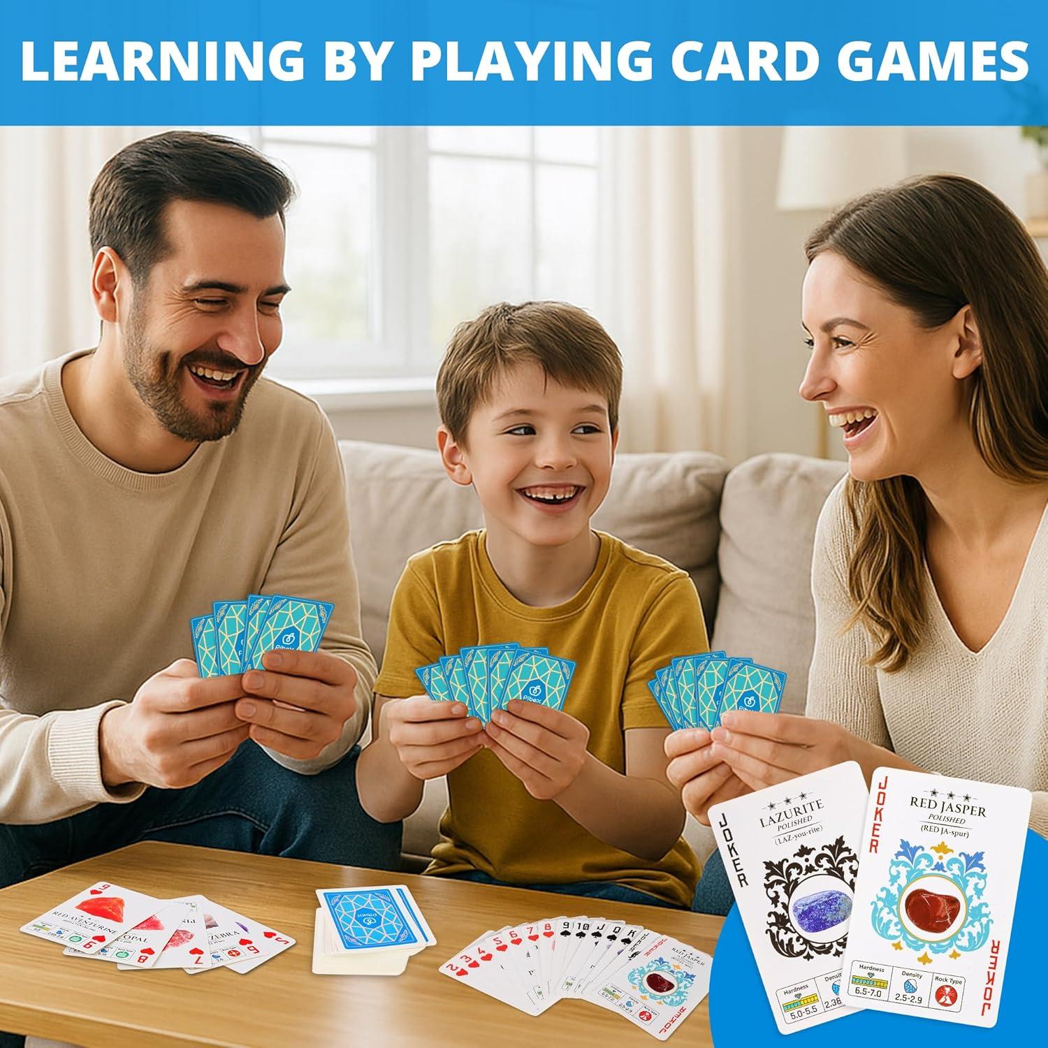 Kit de Rocas Jumbo PIBEX - 20 Piezas 3.8-5 cm con Tarjetas