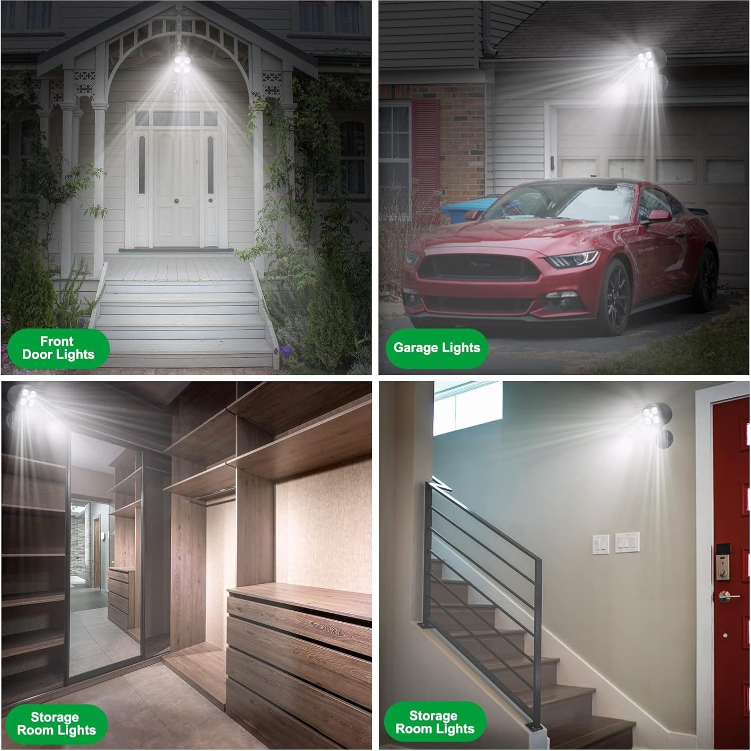 Luces de Sensor de Movimiento Quiltered 600LM para Exteriores