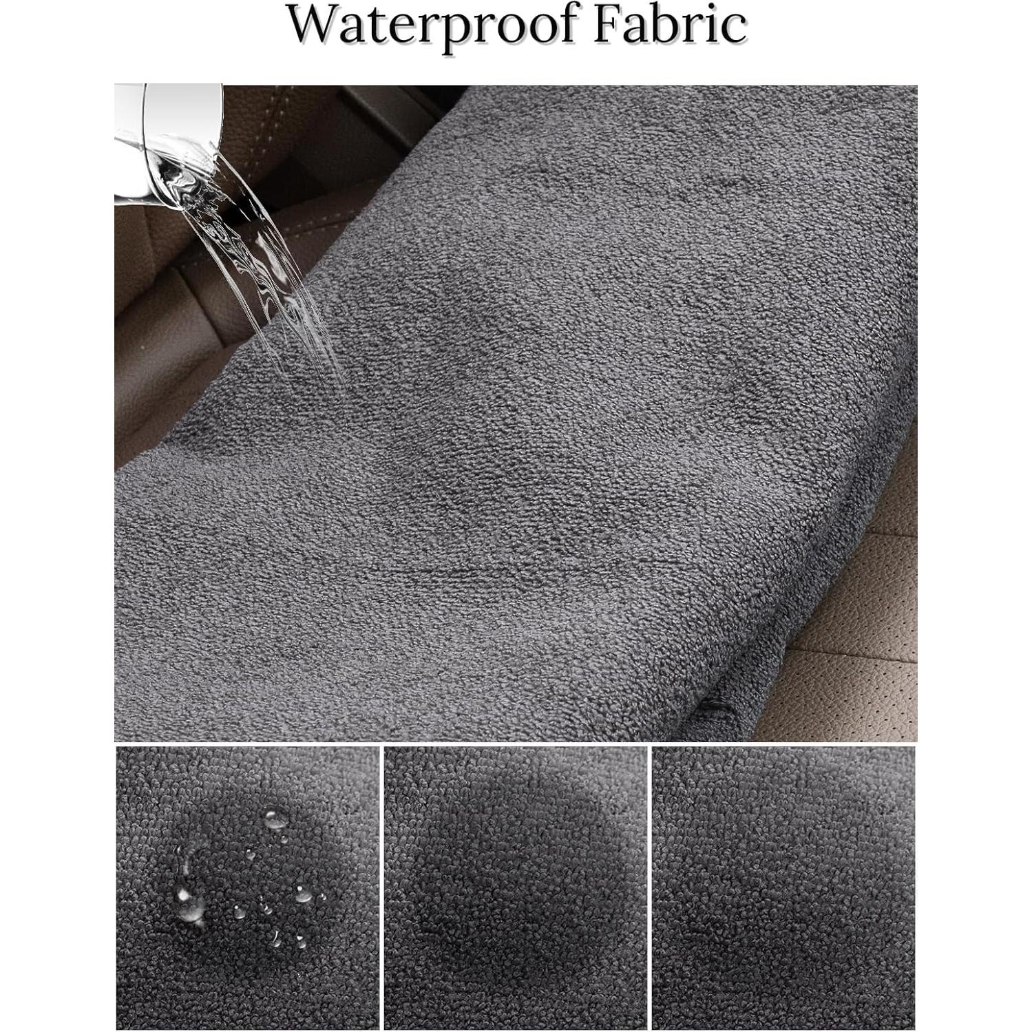 Funda de Asiento Impermeable Prpeko para Automóvil Negro