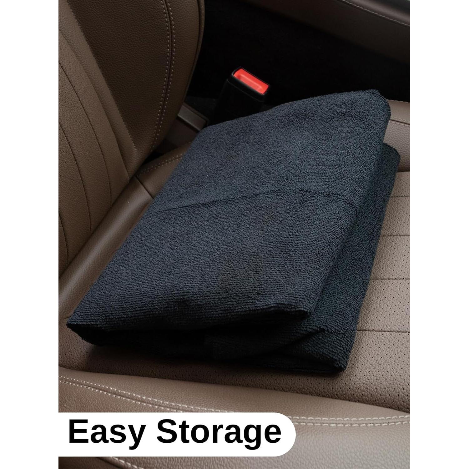 Funda de Asiento Impermeable Prpeko para Automóvil Negro