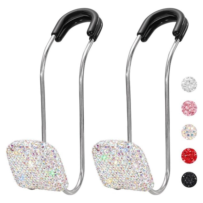 Ganchos para Cabezal de Auto SAVORI 2 Pcs Metálico Brillante