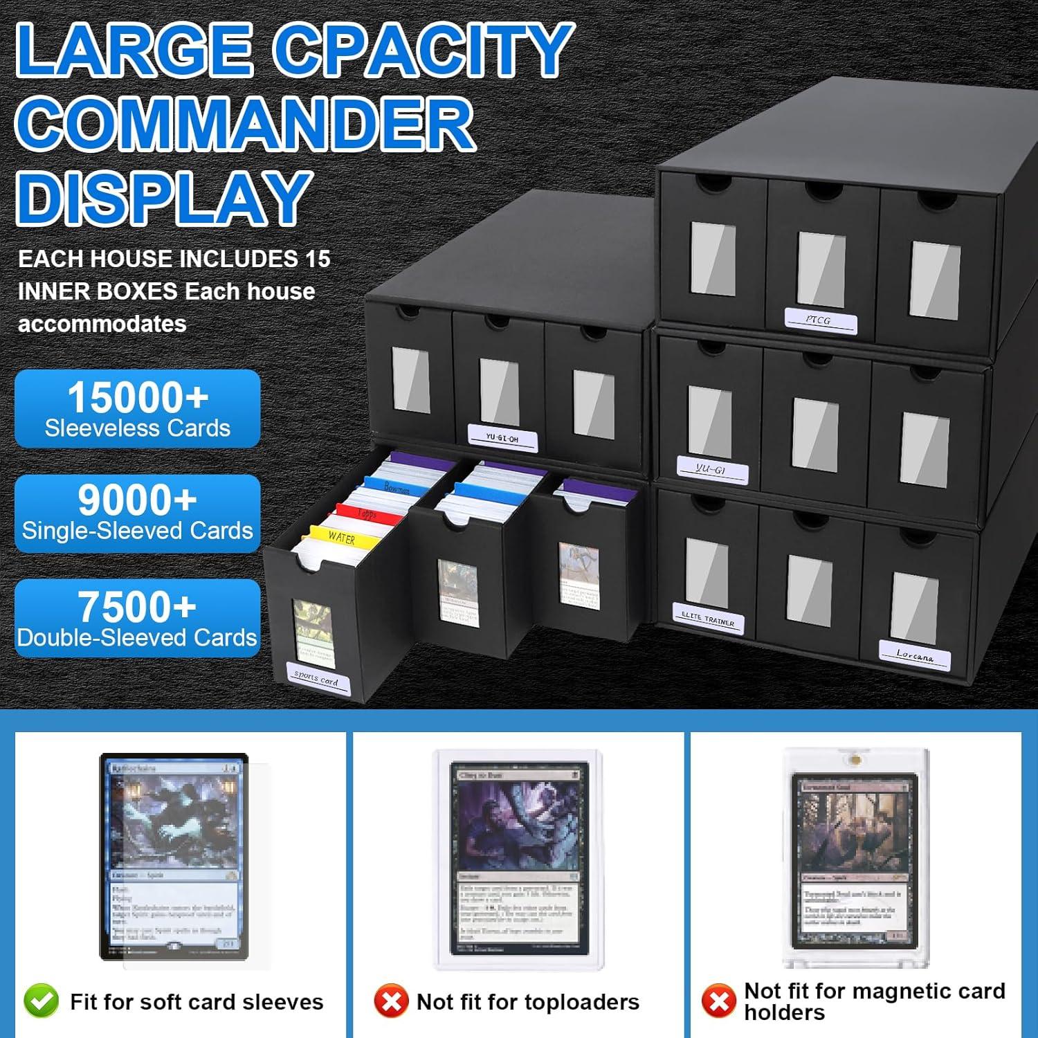 Caja de Almacenamiento de Cartas ATPWONZ para 15000+ Cartas